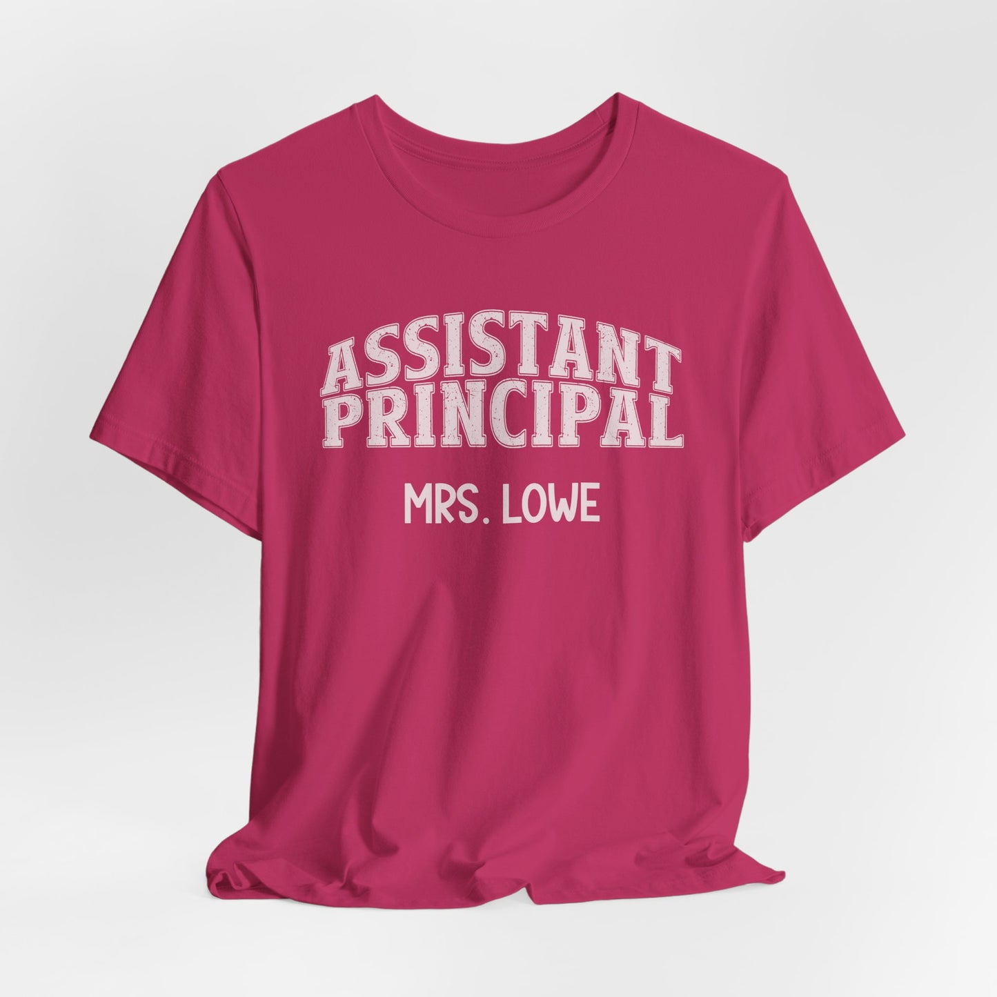 Custom Unisex Assistant Principal T-Shirt
