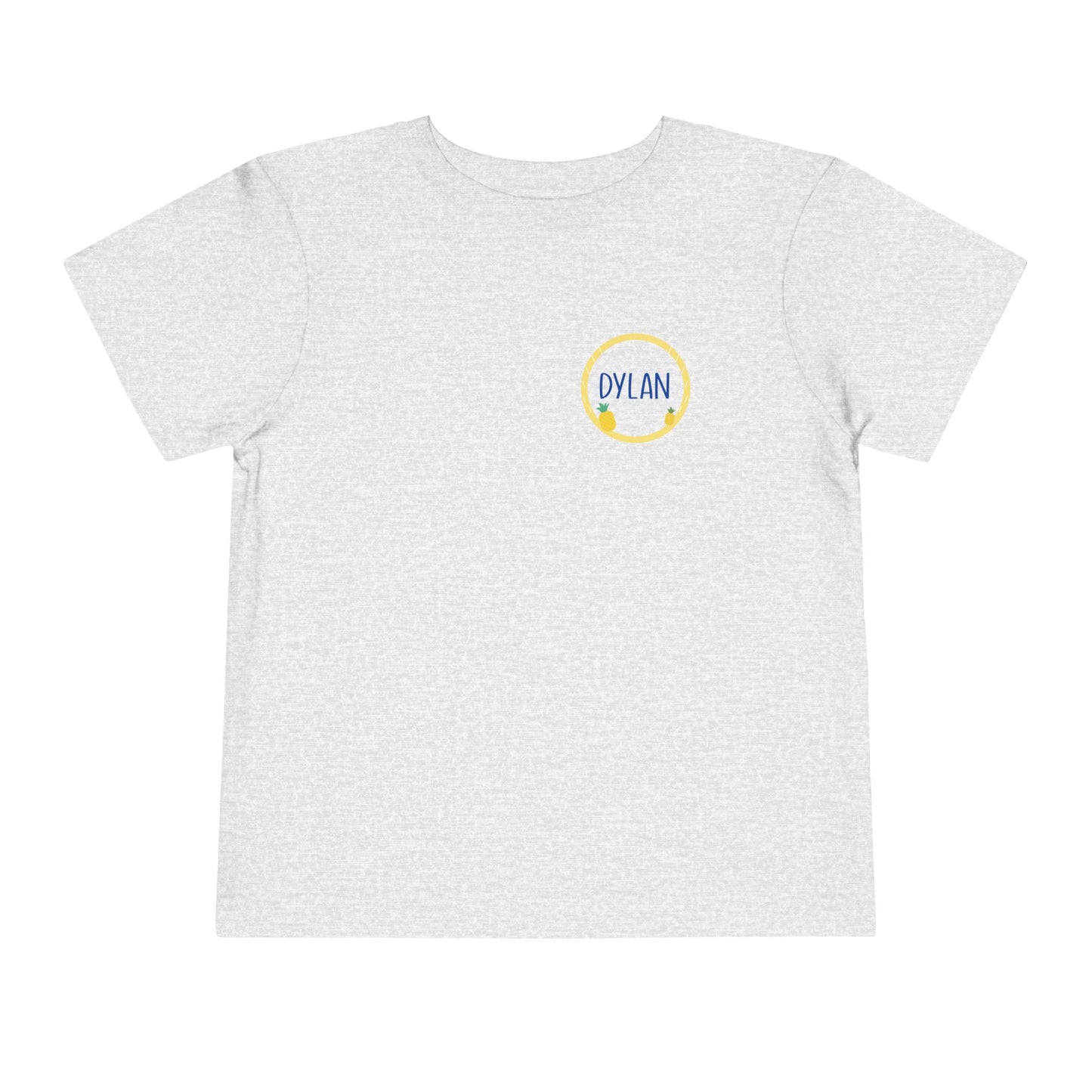 Custom Pineapple Circle Toddler T-Shirt