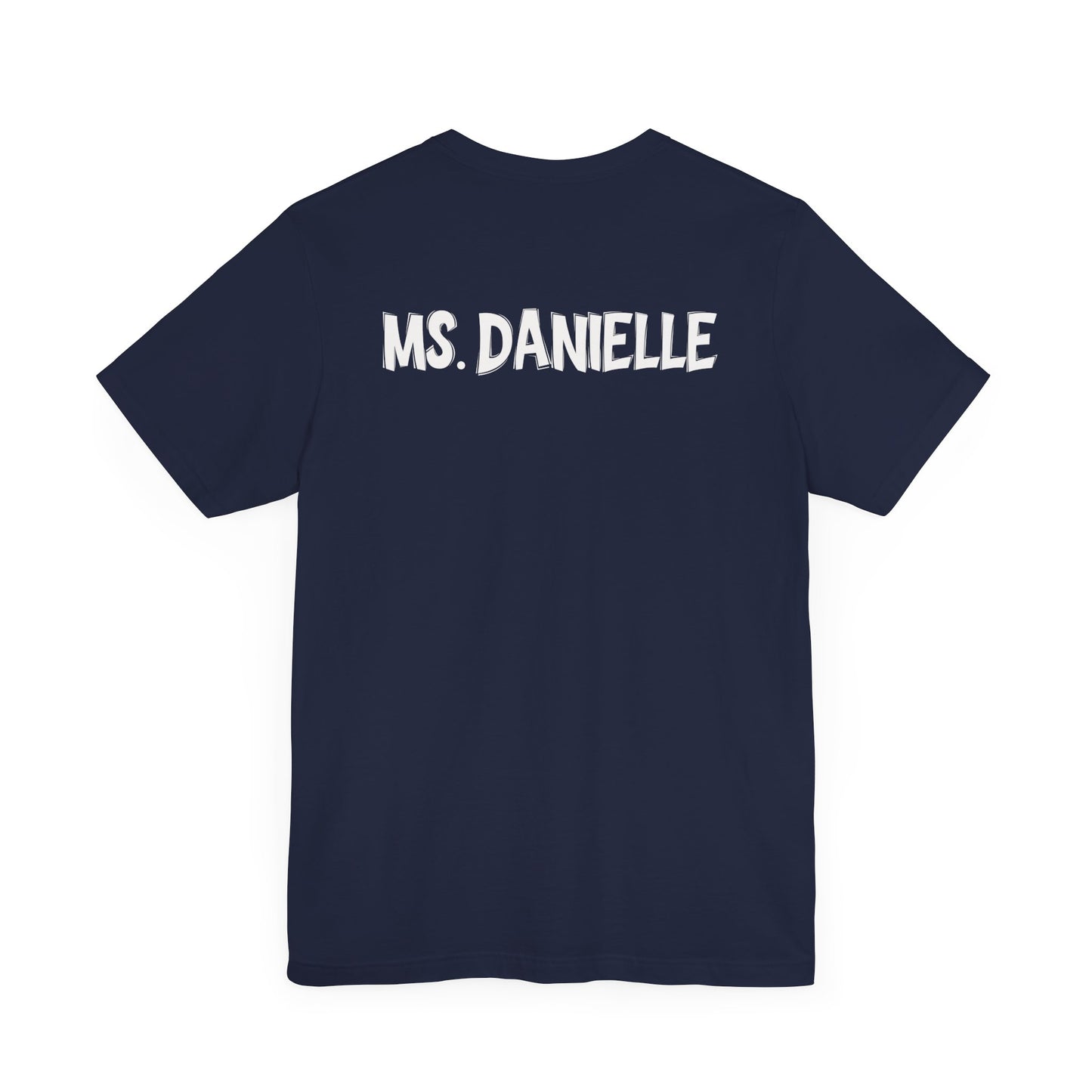 Custom Unisex School Name Outlined T-Shirt
