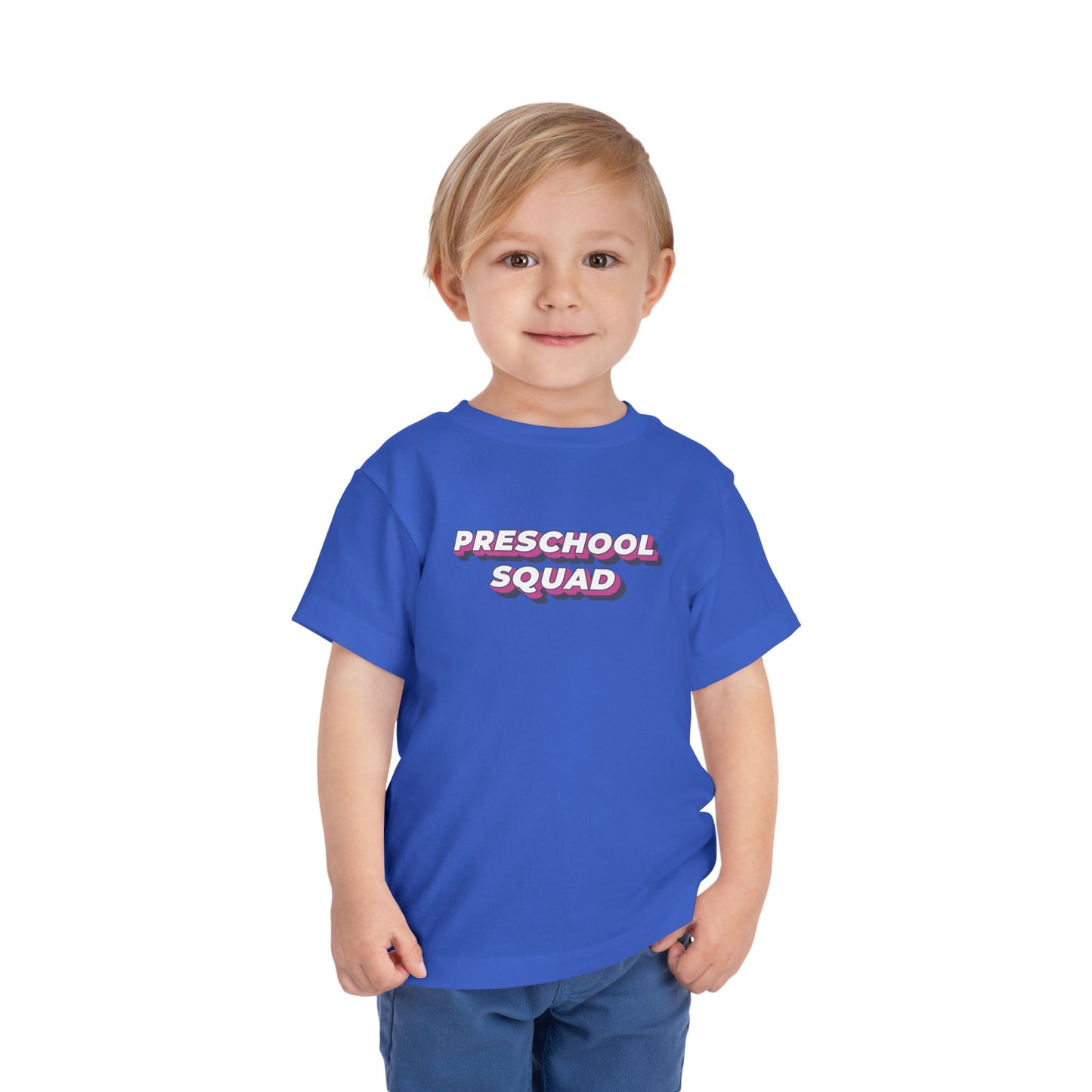 Custom Layered Preschool Squad Toddler T-Shirt