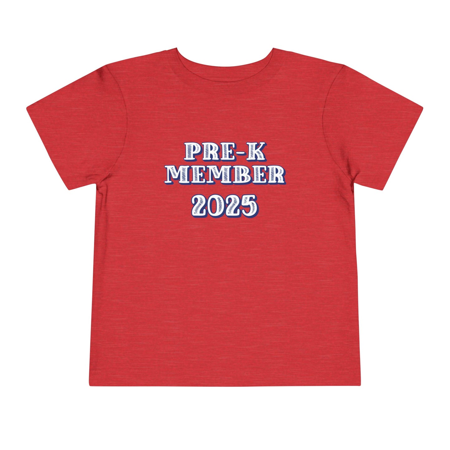 Custom Pre-K Member and Date Toddler T-Shirt
