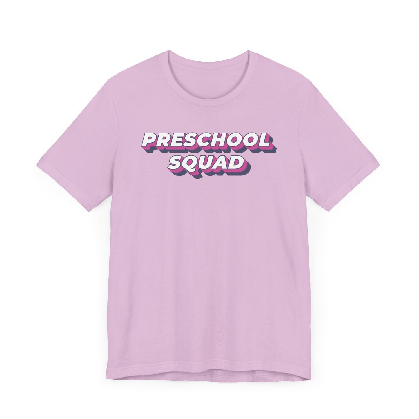 Custom Unisex Layered Preschool Squad T-Shirt