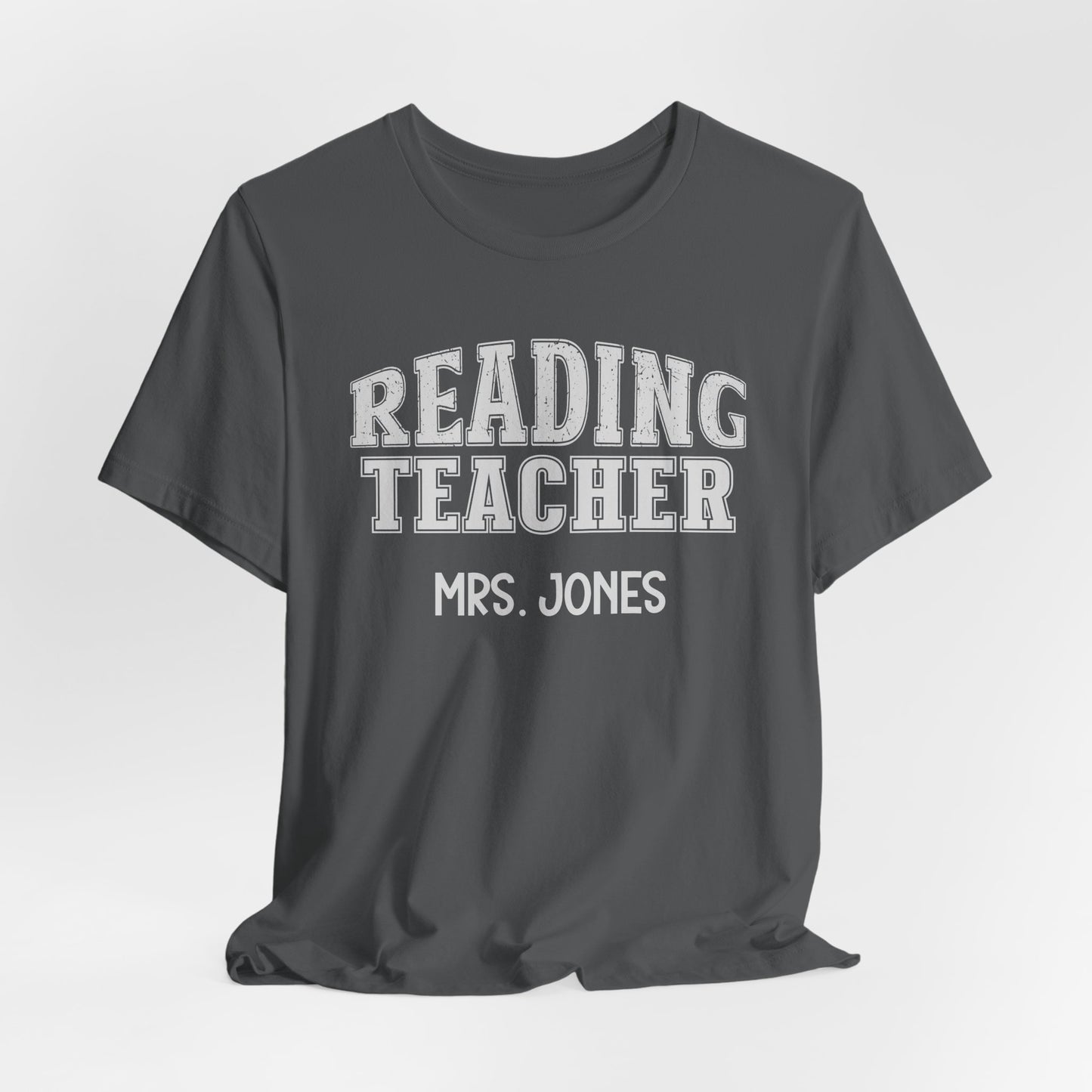 Custom Unisex Reading Teacher T-Shirt