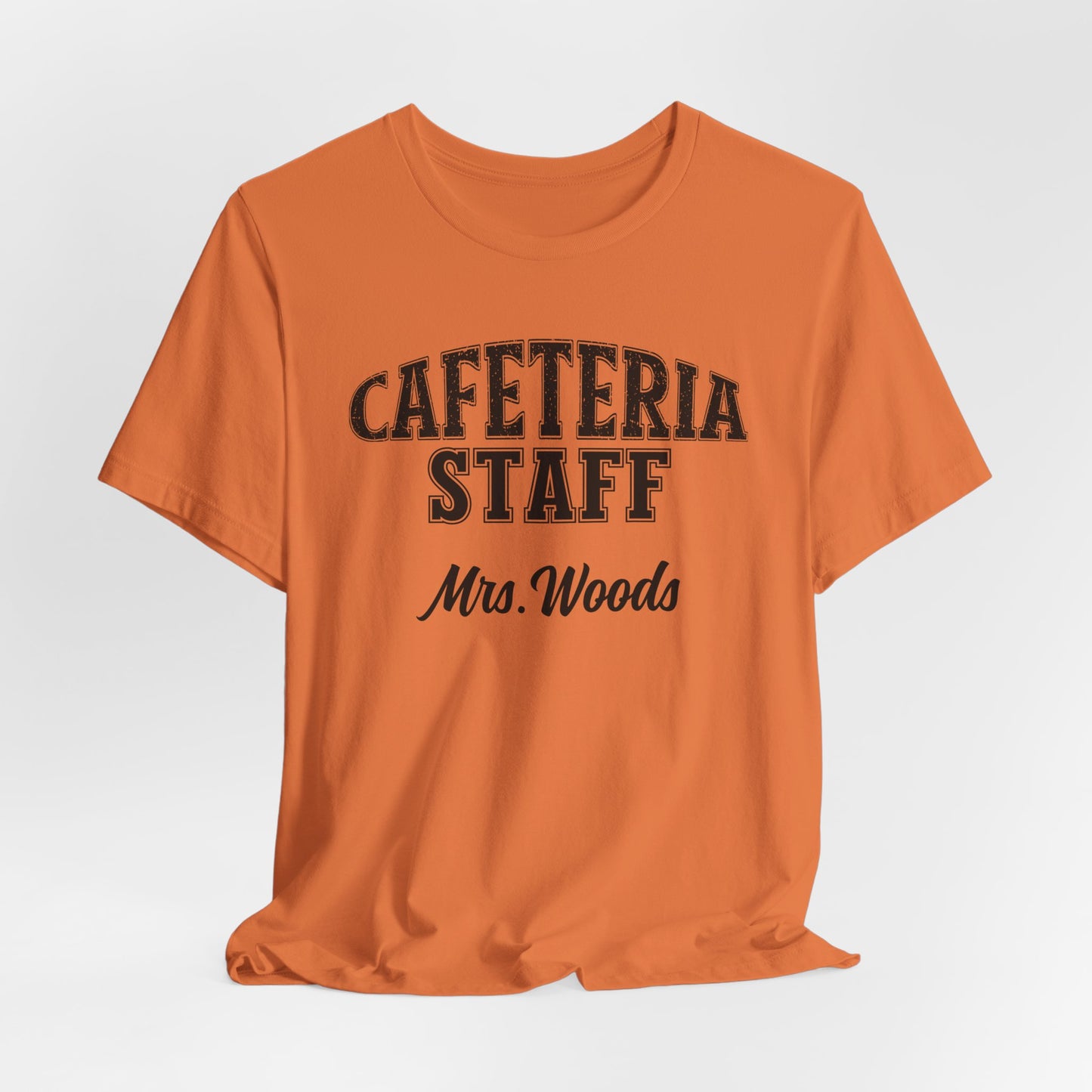 Custom Unisex Cafeteria Staff T-Shirt