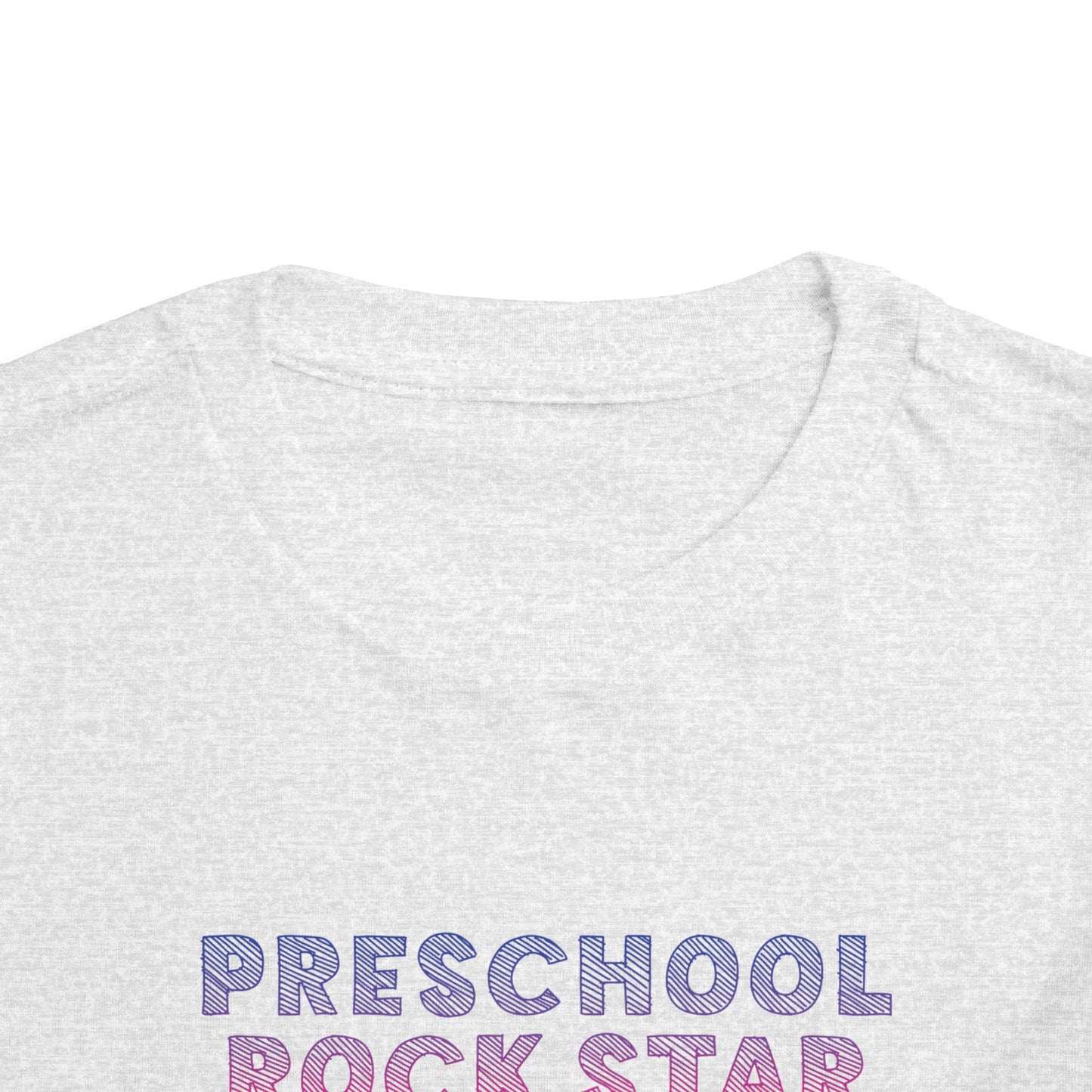 Custom Preschool Rockstar Toddler T-Shirt