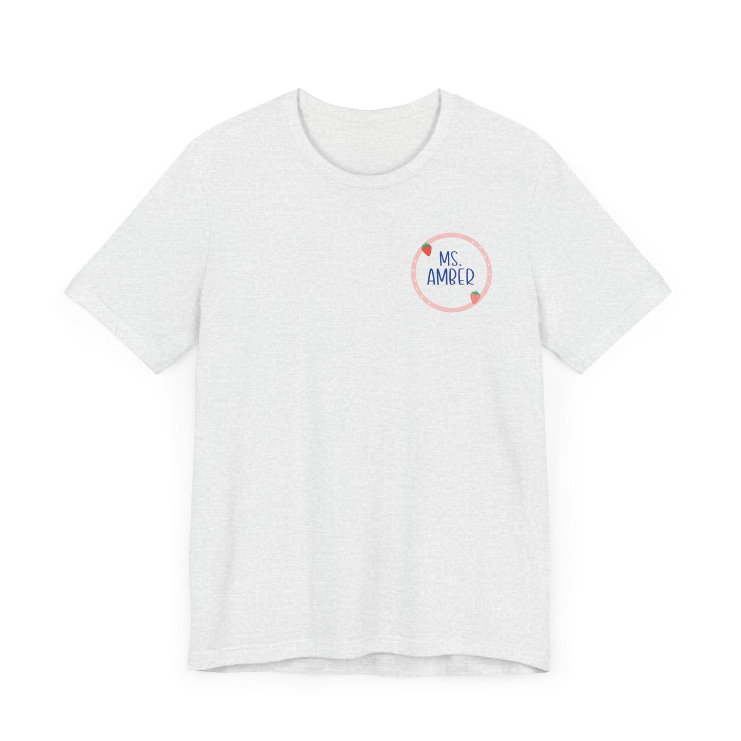 Custom Unisex Stawberry Circle T-Shirt