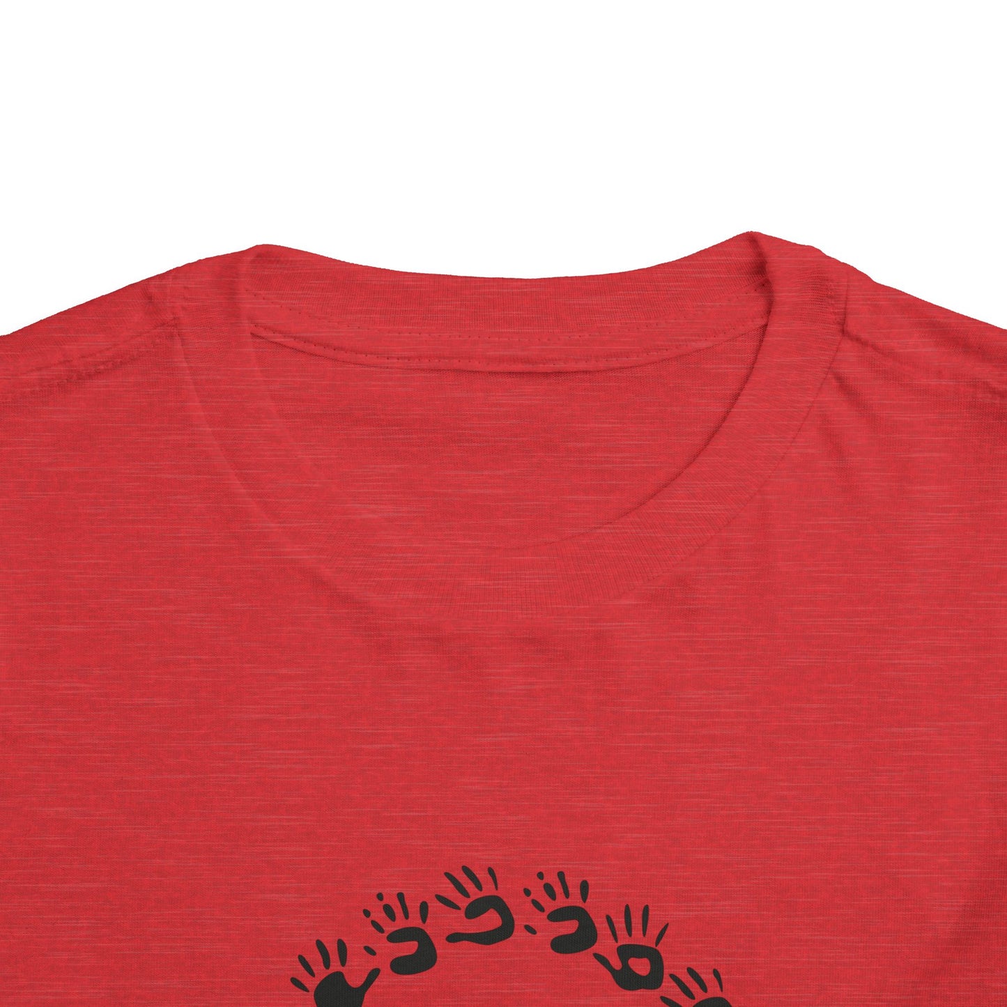 Custom Circle Handprints Toddler T-Shirt