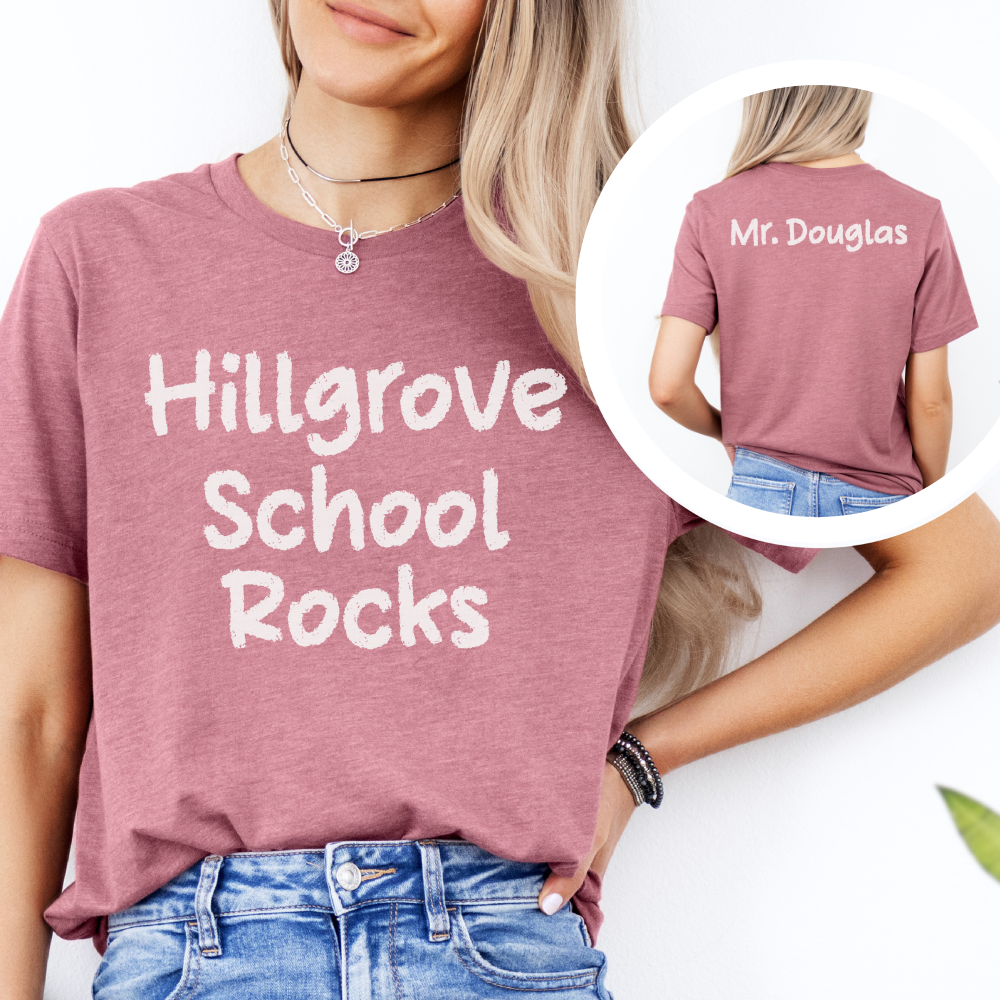 Custom Unisex School Chalk T-Shirt
