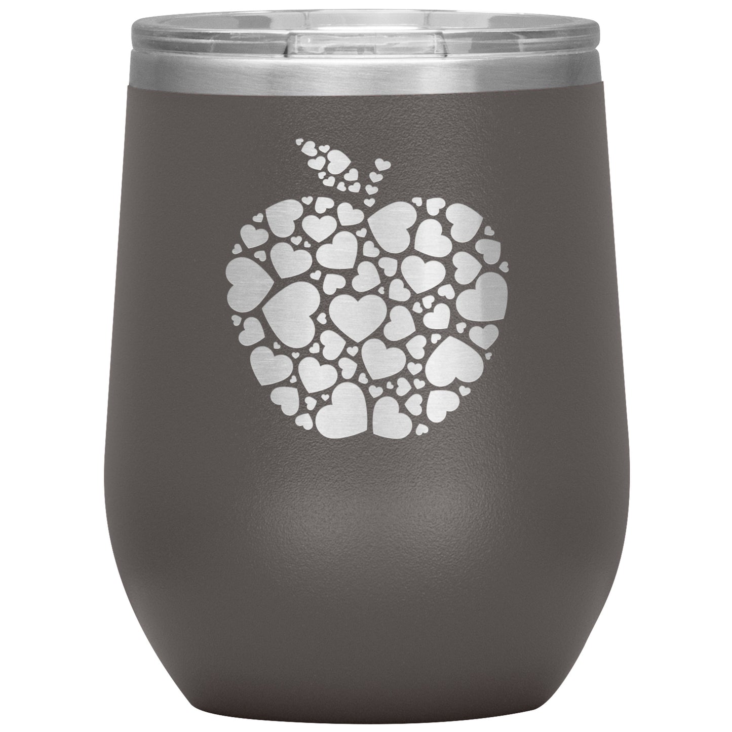 Apple Heart Wine Tumbler