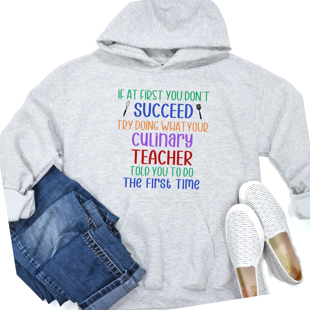 Custom Unisex Heavy Blend Culinary Teacher Hoodie