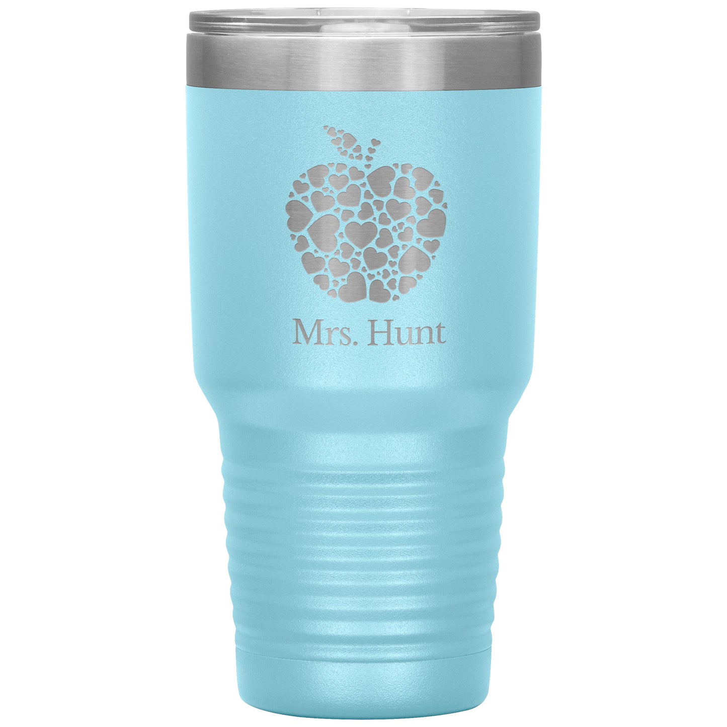 Custom Apple Heart 30oz Travel Tumbler