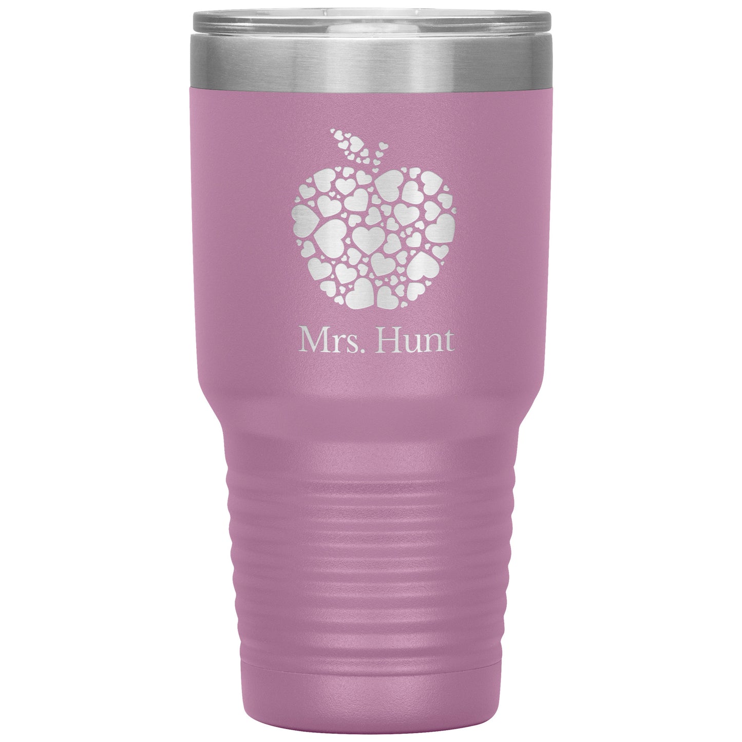 Custom Apple Heart 30oz Travel Tumbler