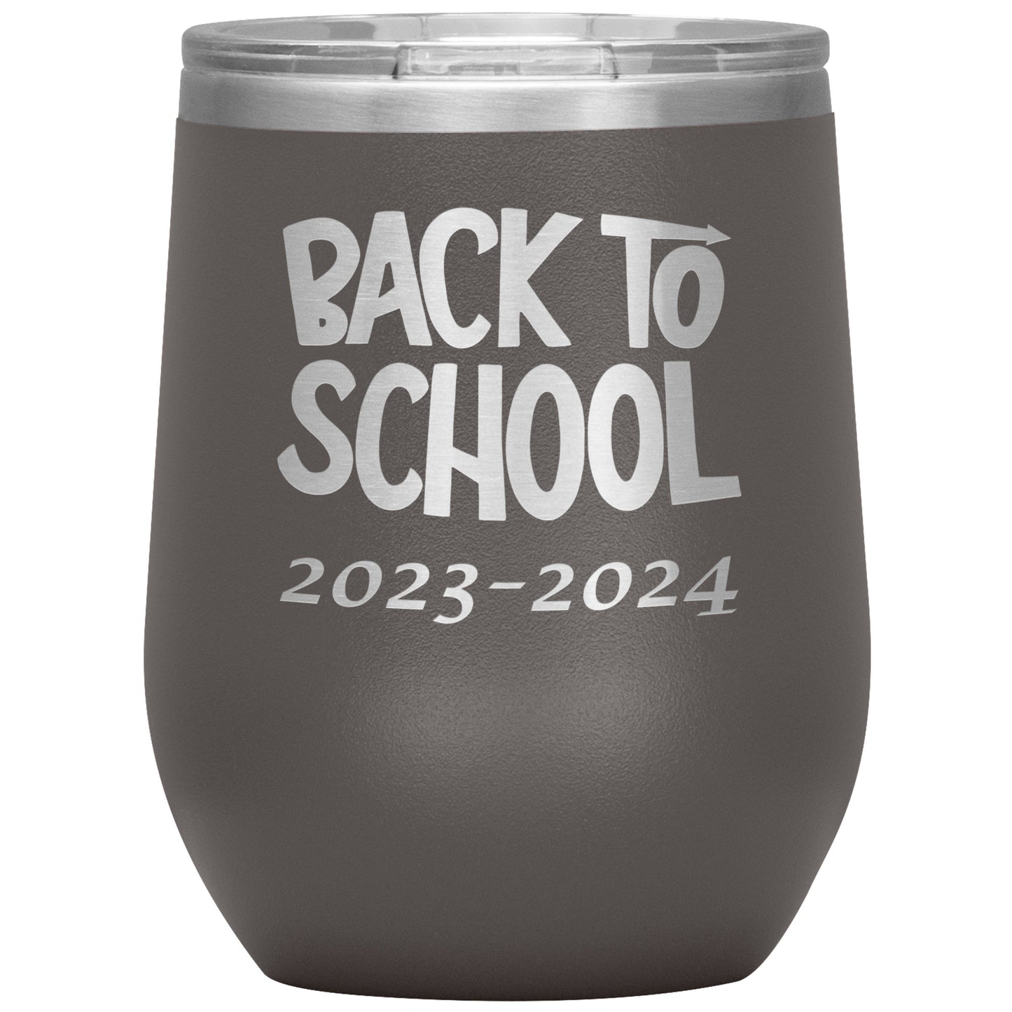 Custom Back to School Wine Tumbler