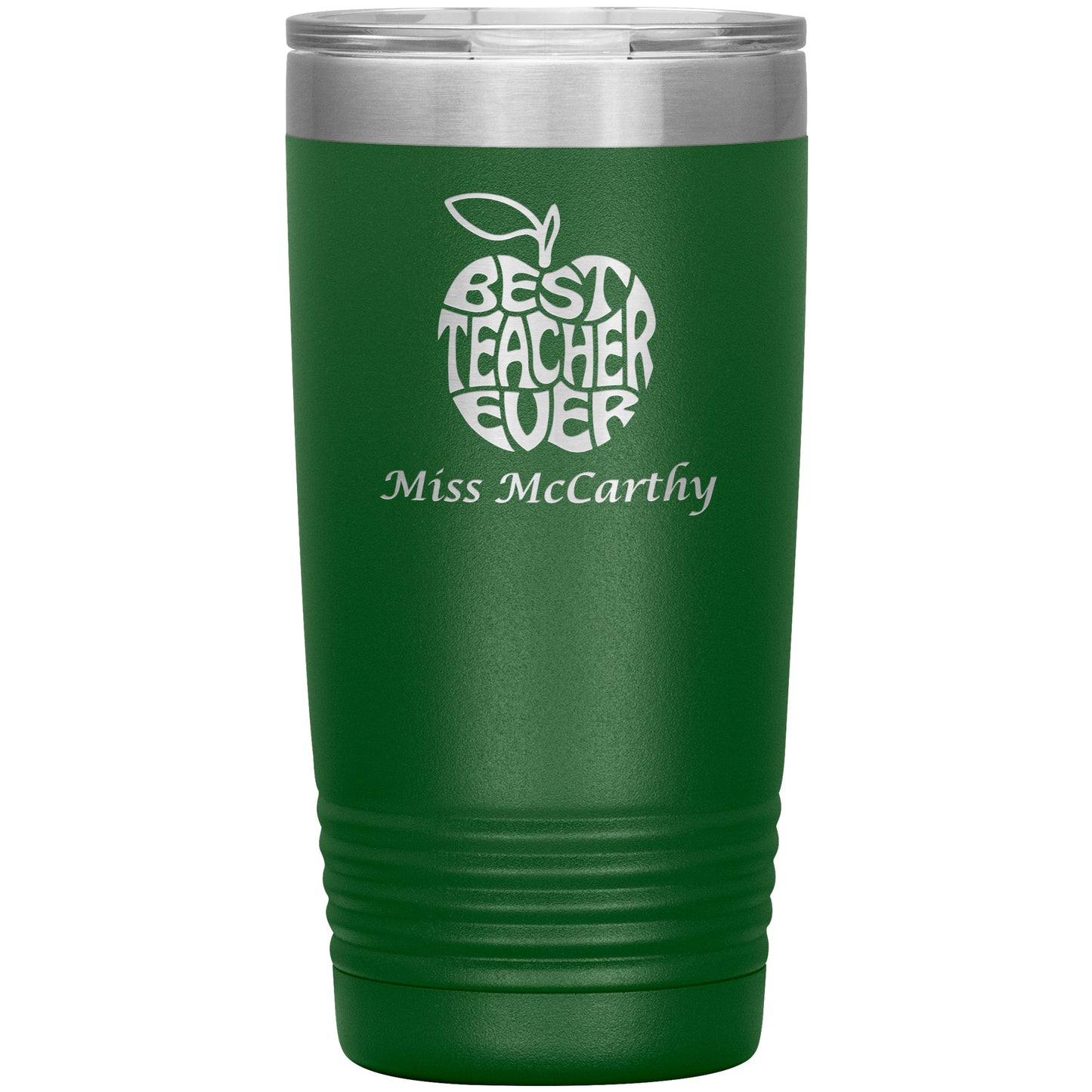 Custom Best Teacher Ever Travel Tumbler