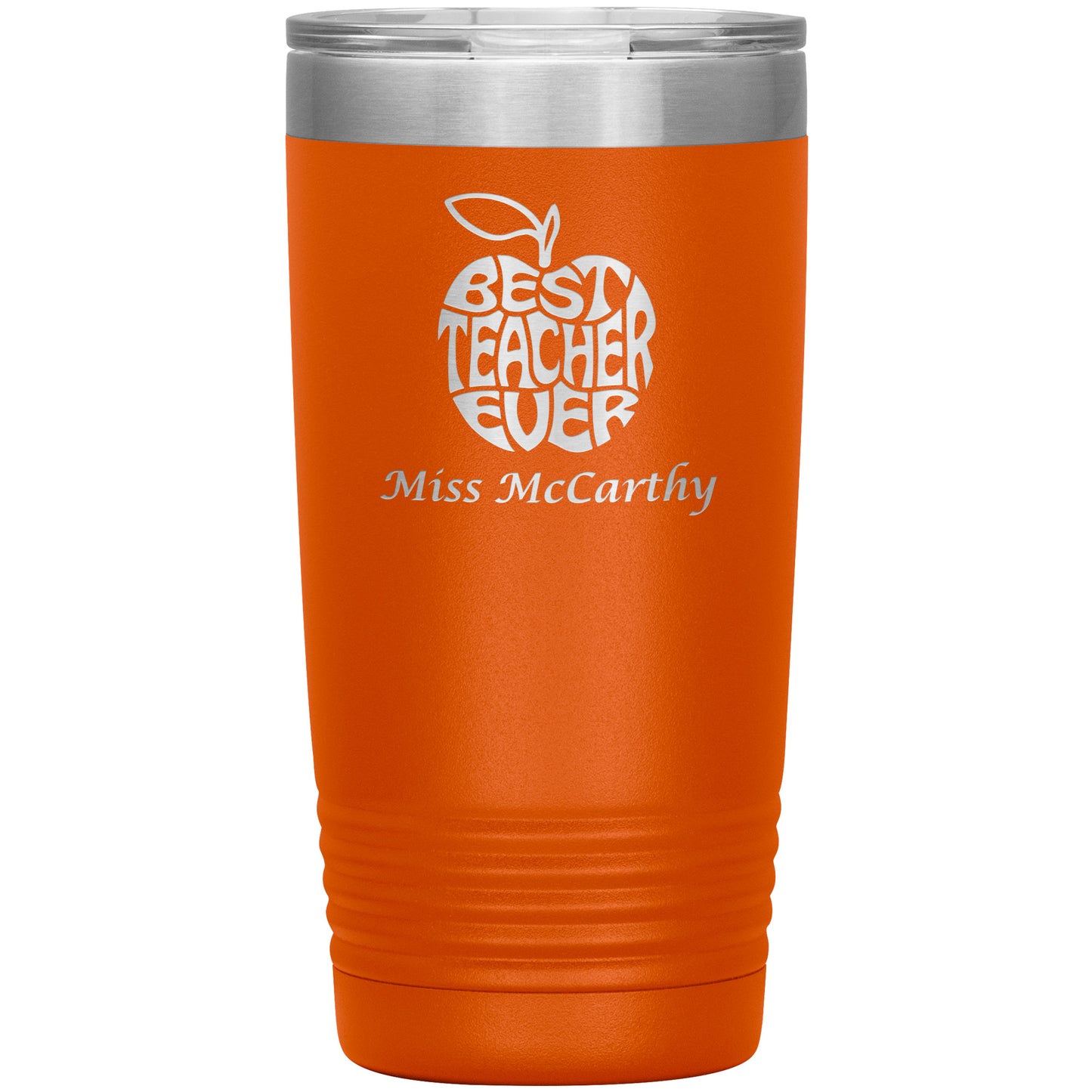 Custom Best Teacher Ever Travel Tumbler