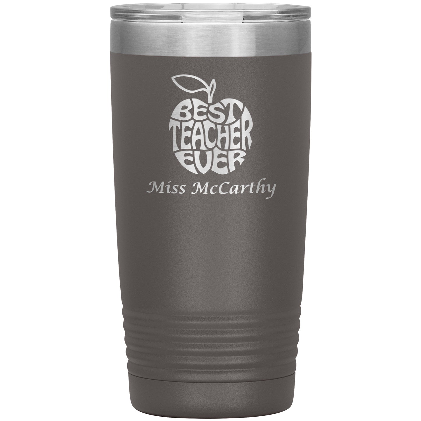 Custom Best Teacher Ever Travel Tumbler