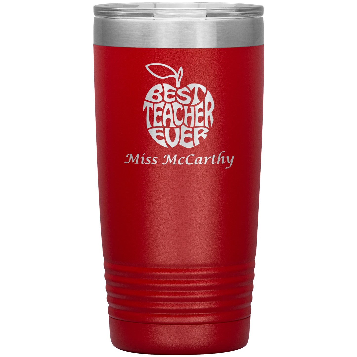 Custom Best Teacher Ever Travel Tumbler