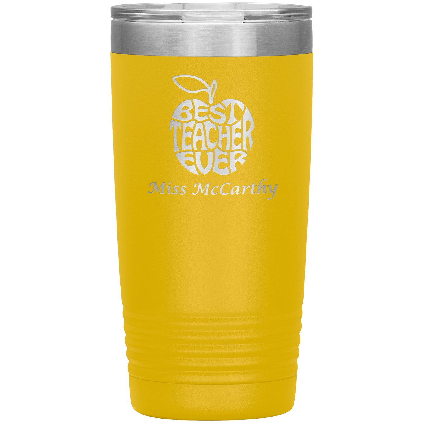 Custom Best Teacher Ever Travel Tumbler