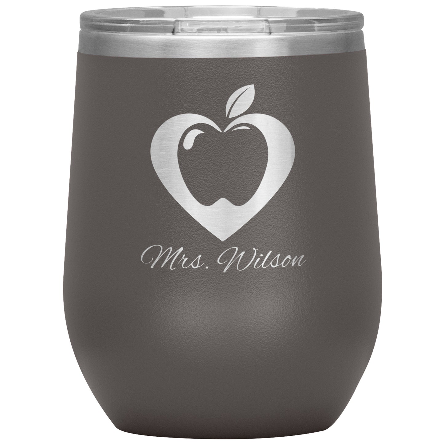 Custom Heart Apple Wine Tumbler π