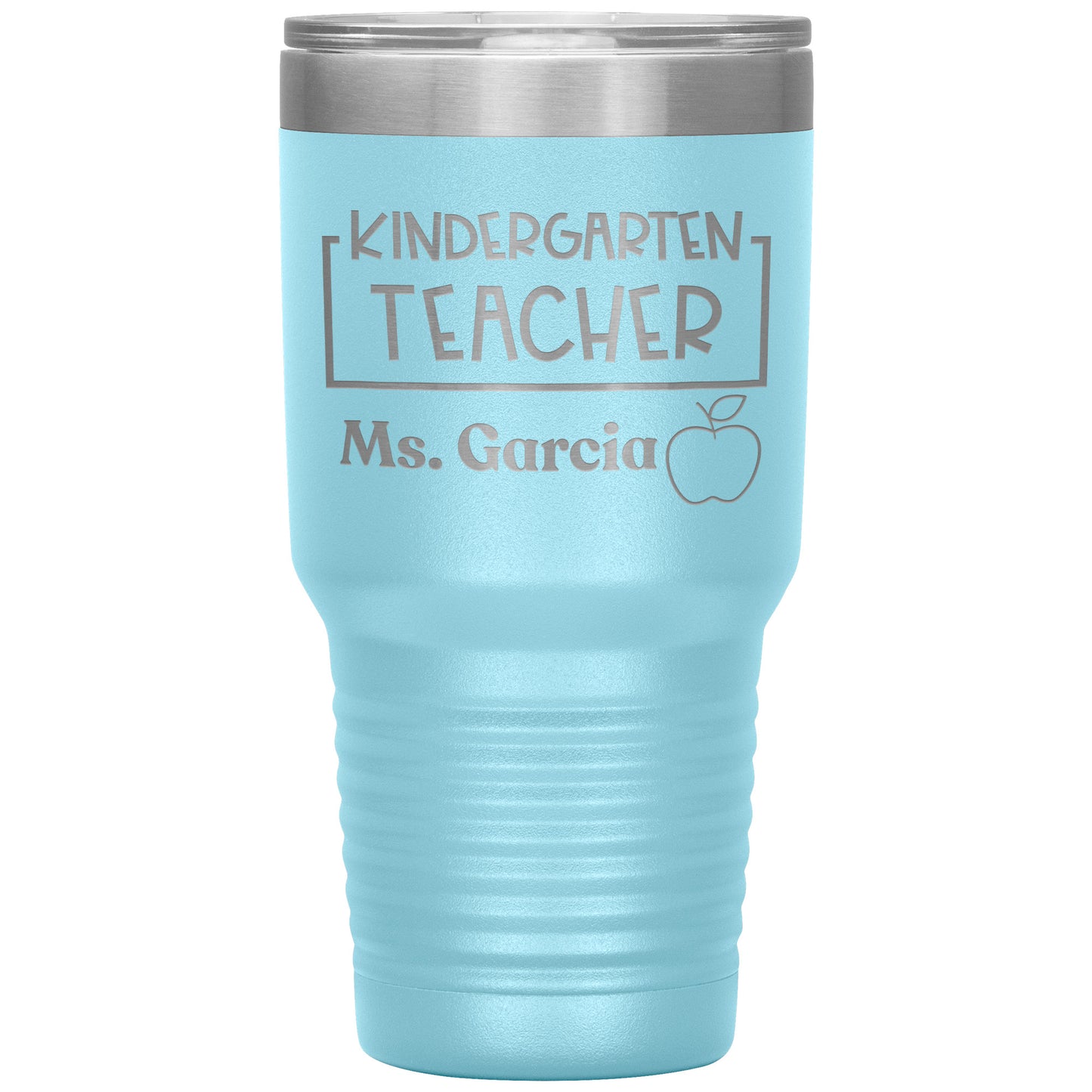Custom Kindergarten Teacher 30oz Travel Tumbler