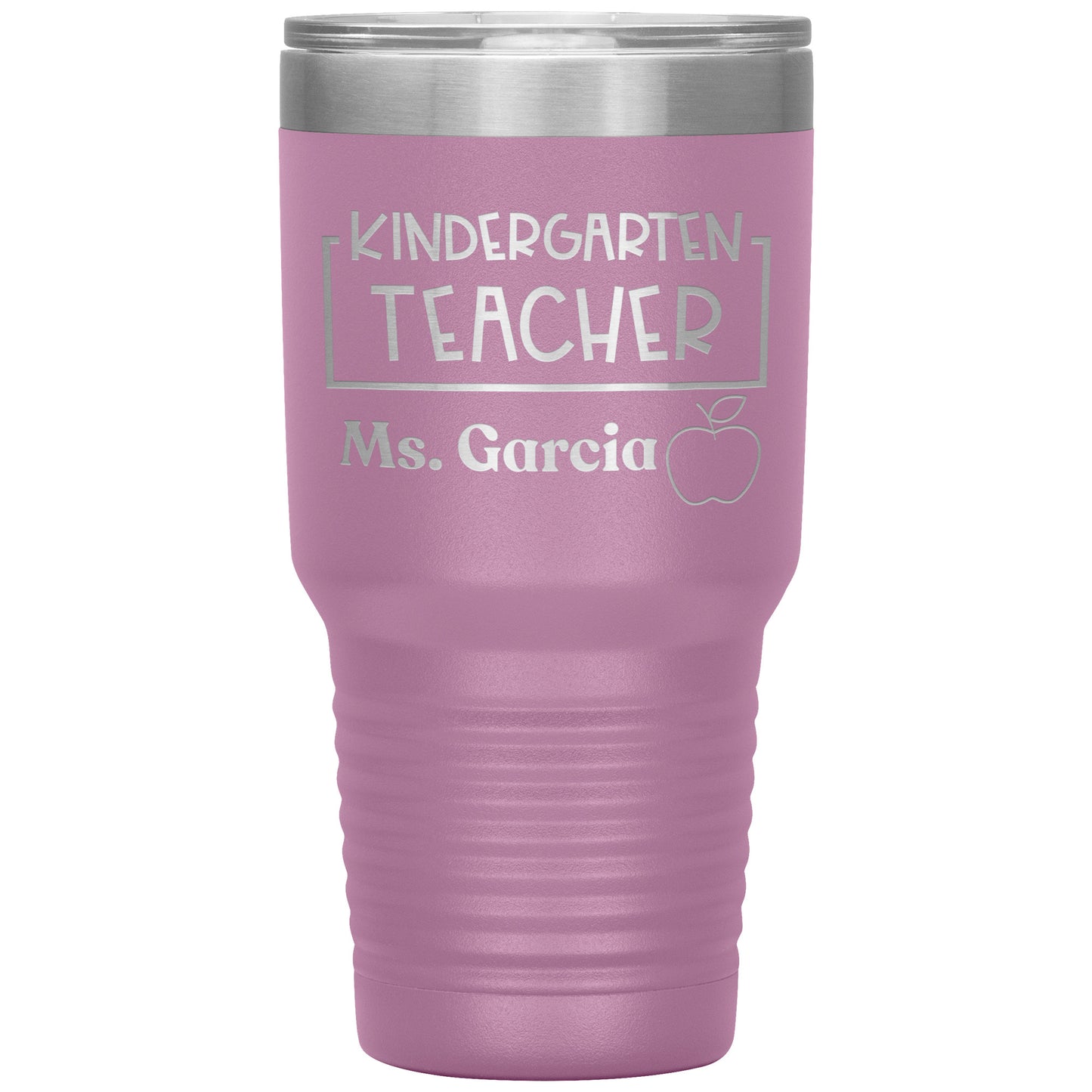 Custom Kindergarten Teacher 30oz Travel Tumbler