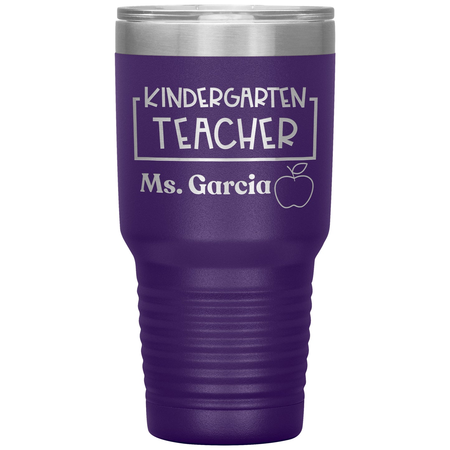 Custom Kindergarten Teacher 30oz Travel Tumbler