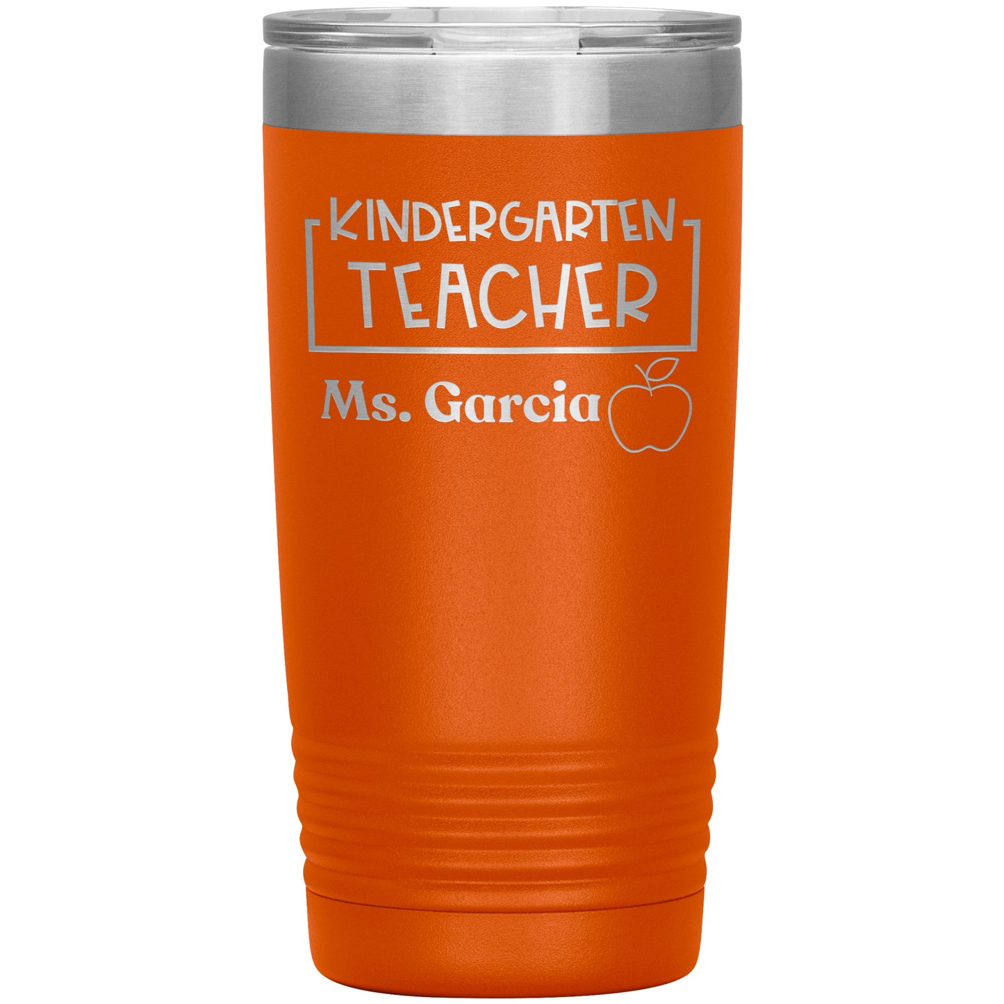 Custom Kindergarten Teacher Travel Tumbler
