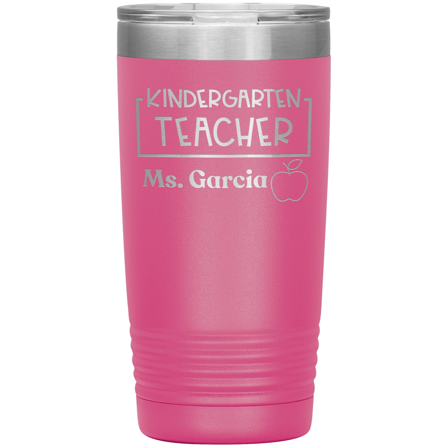 Custom Kindergarten Teacher Travel Tumbler