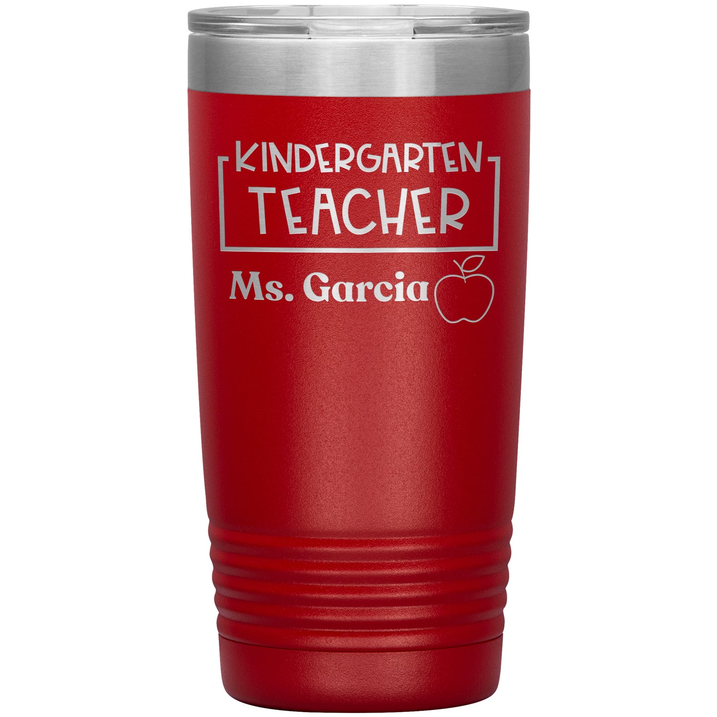 Custom Kindergarten Teacher Travel Tumbler