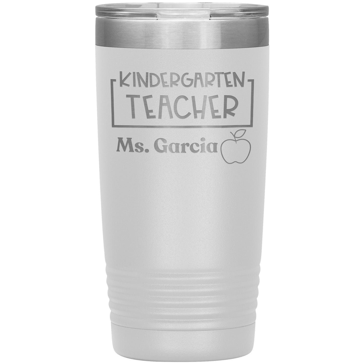 Custom Kindergarten Teacher Travel Tumbler