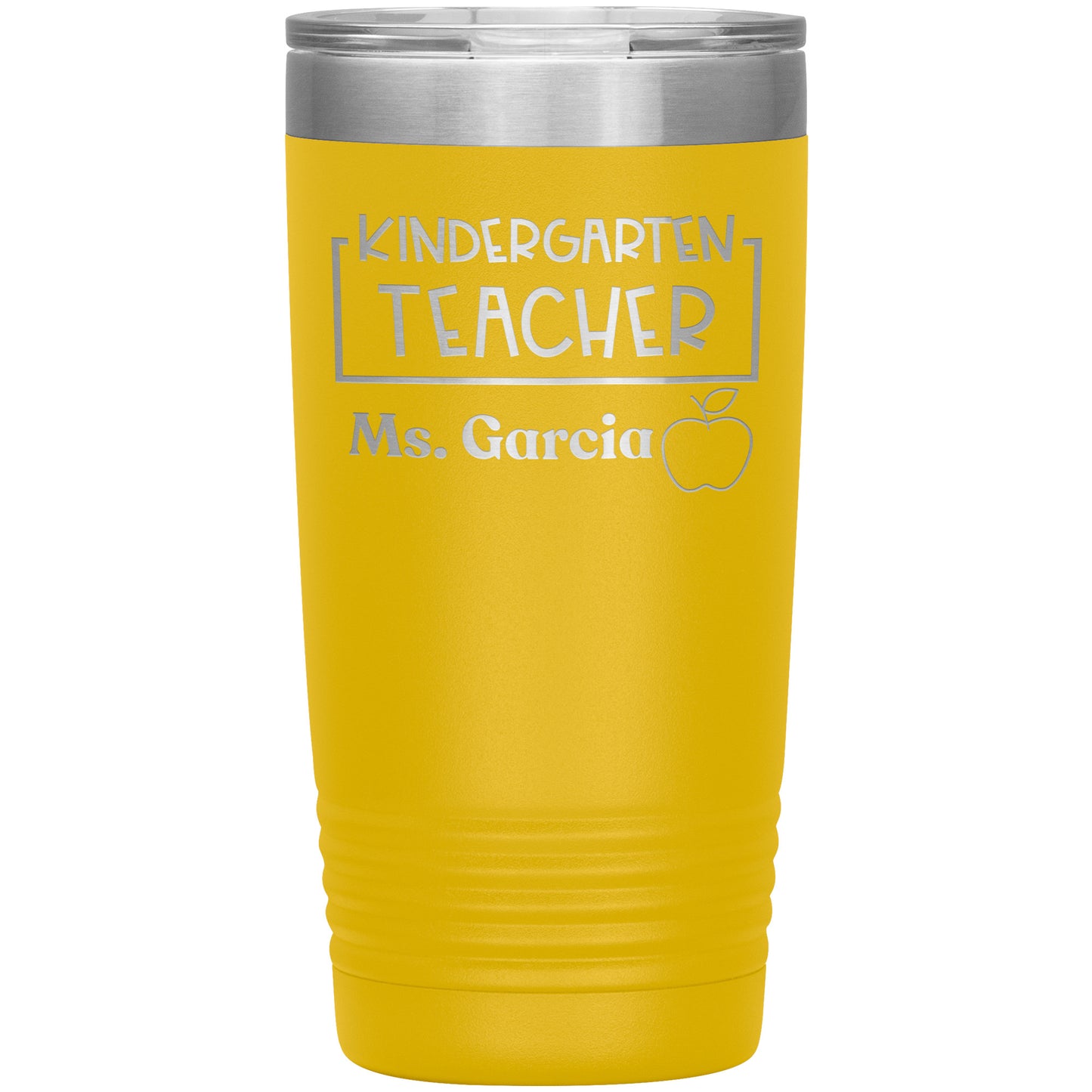 Custom Kindergarten Teacher Travel Tumbler