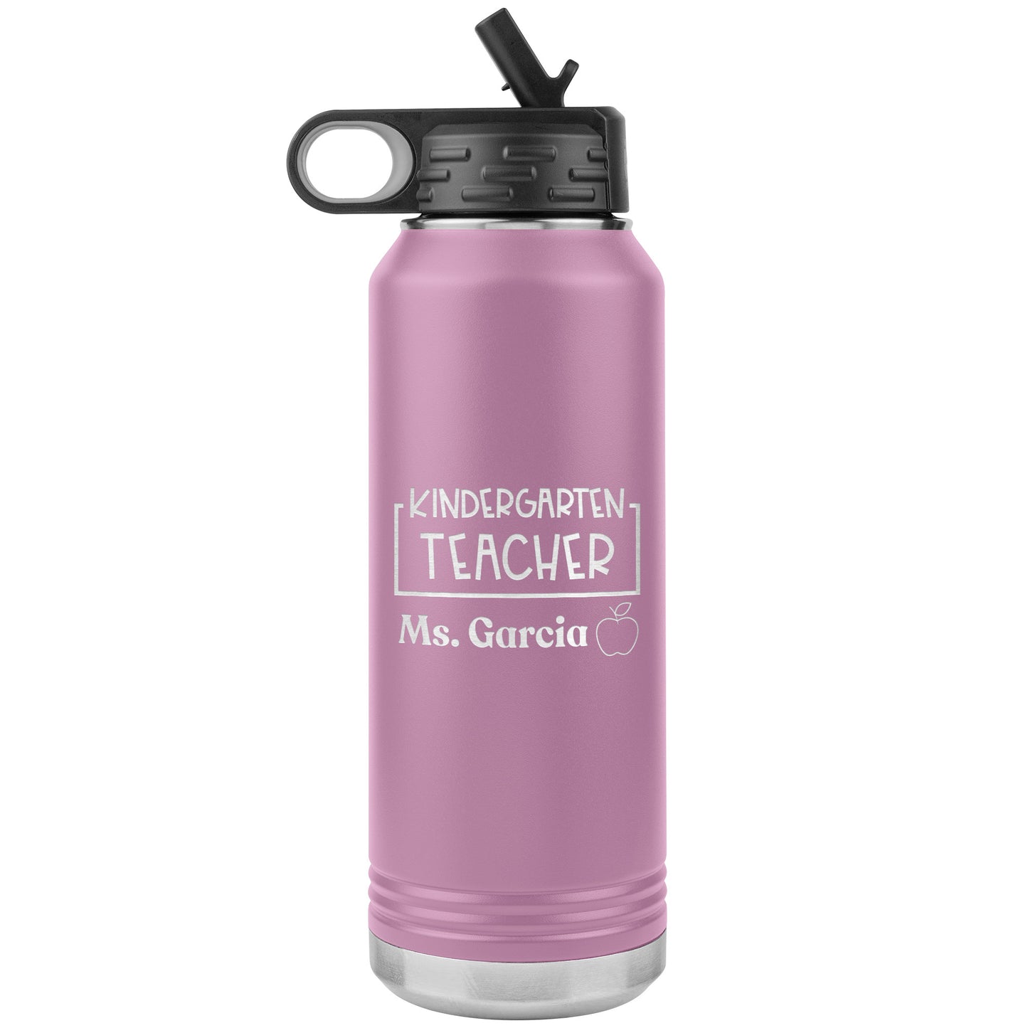 Custom Kindergarten Teacher Water Bottle Tumbler