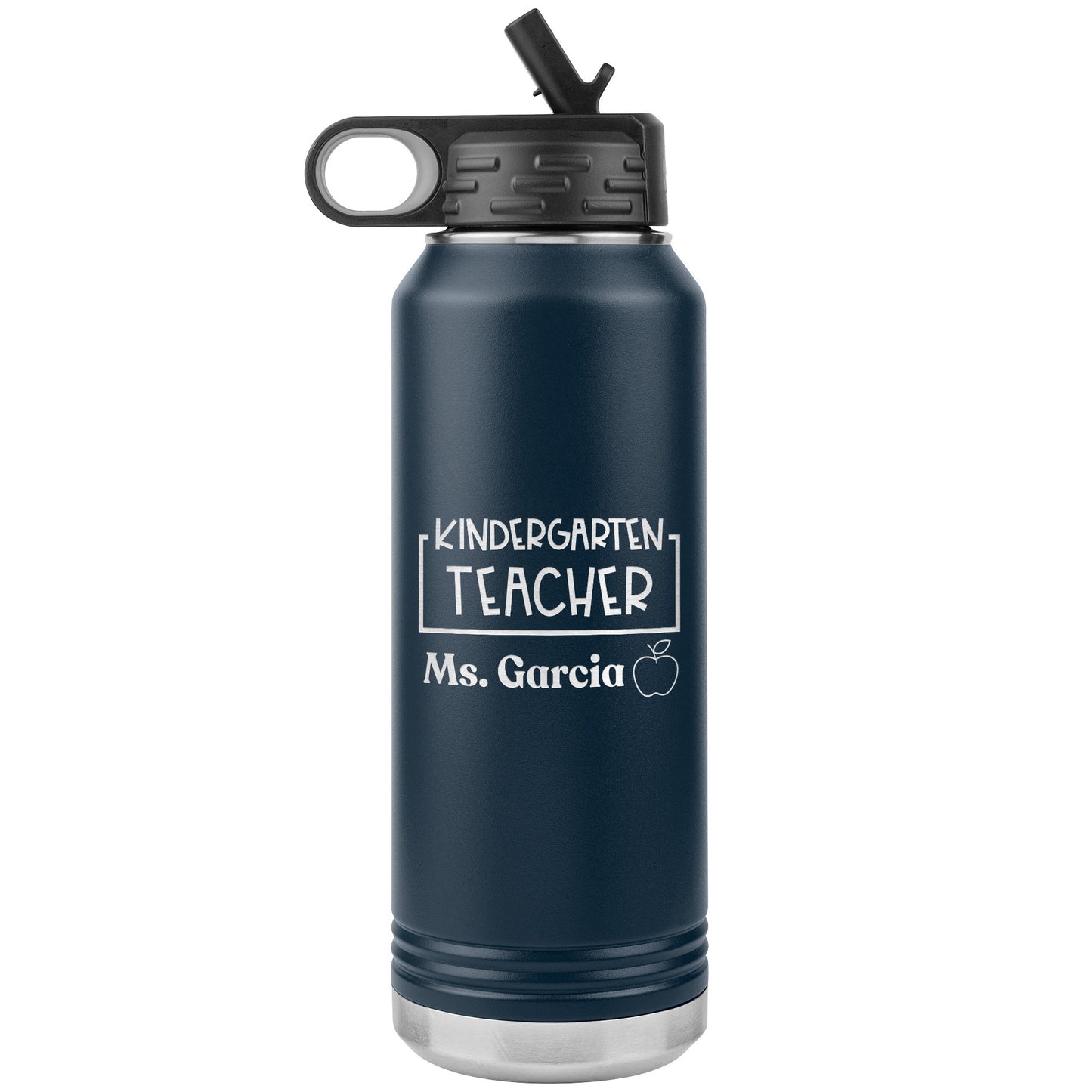 Custom Kindergarten Teacher Water Bottle Tumbler