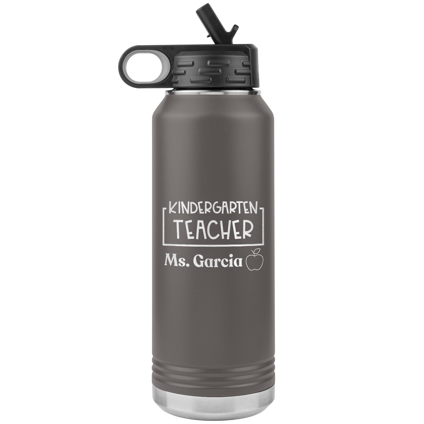 Custom Kindergarten Teacher Water Bottle Tumbler