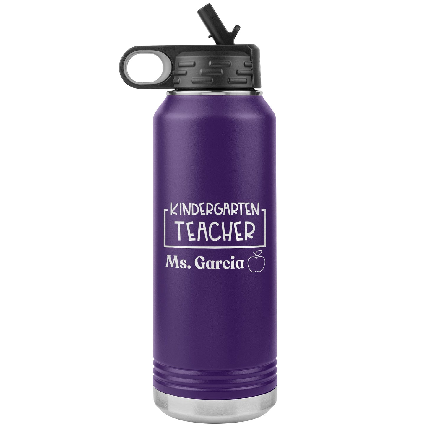 Custom Kindergarten Teacher Water Bottle Tumbler