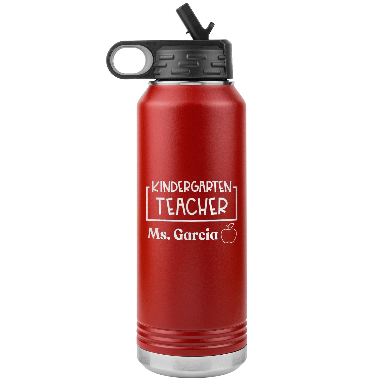 Custom Kindergarten Teacher Water Bottle Tumbler