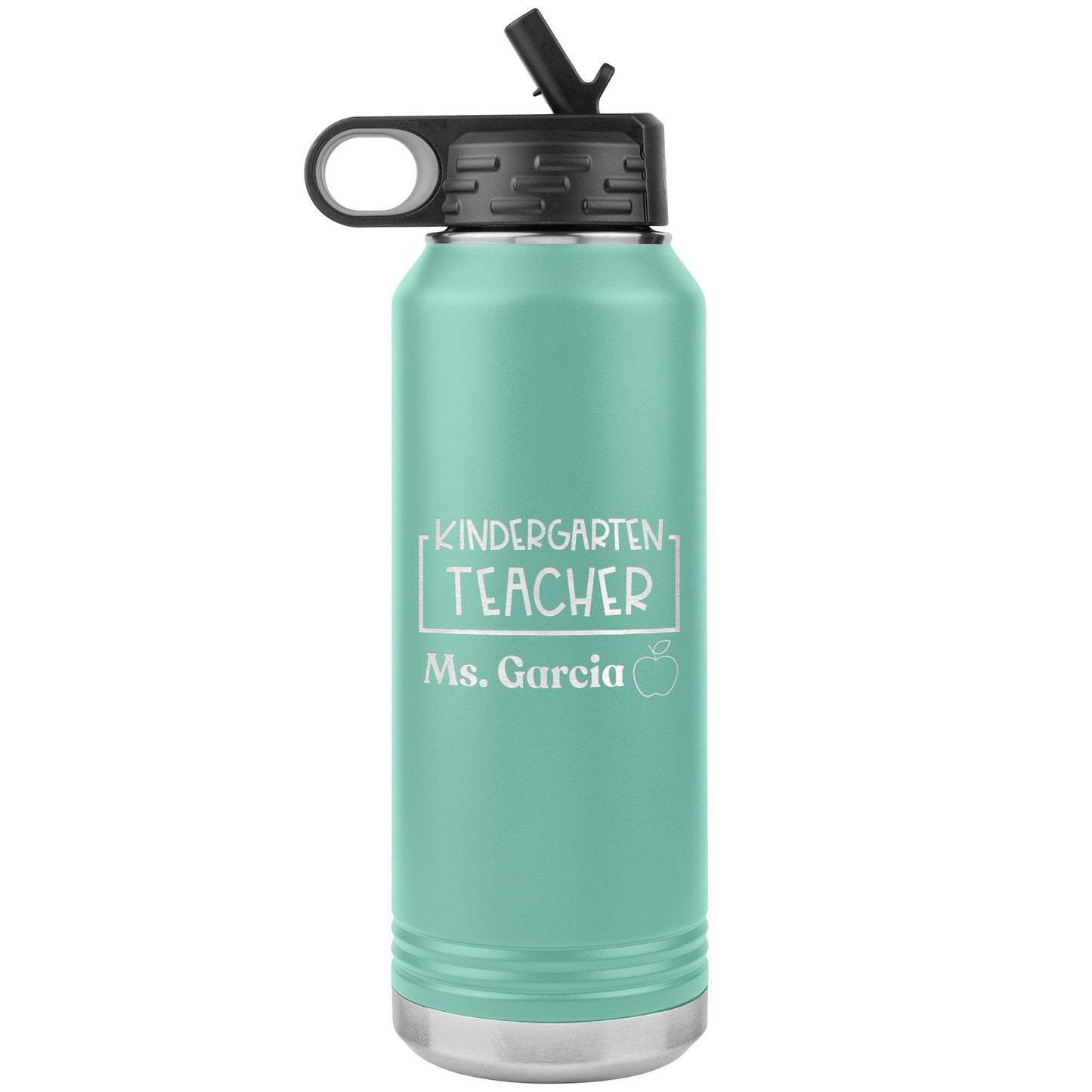 Custom Kindergarten Teacher Water Bottle Tumbler