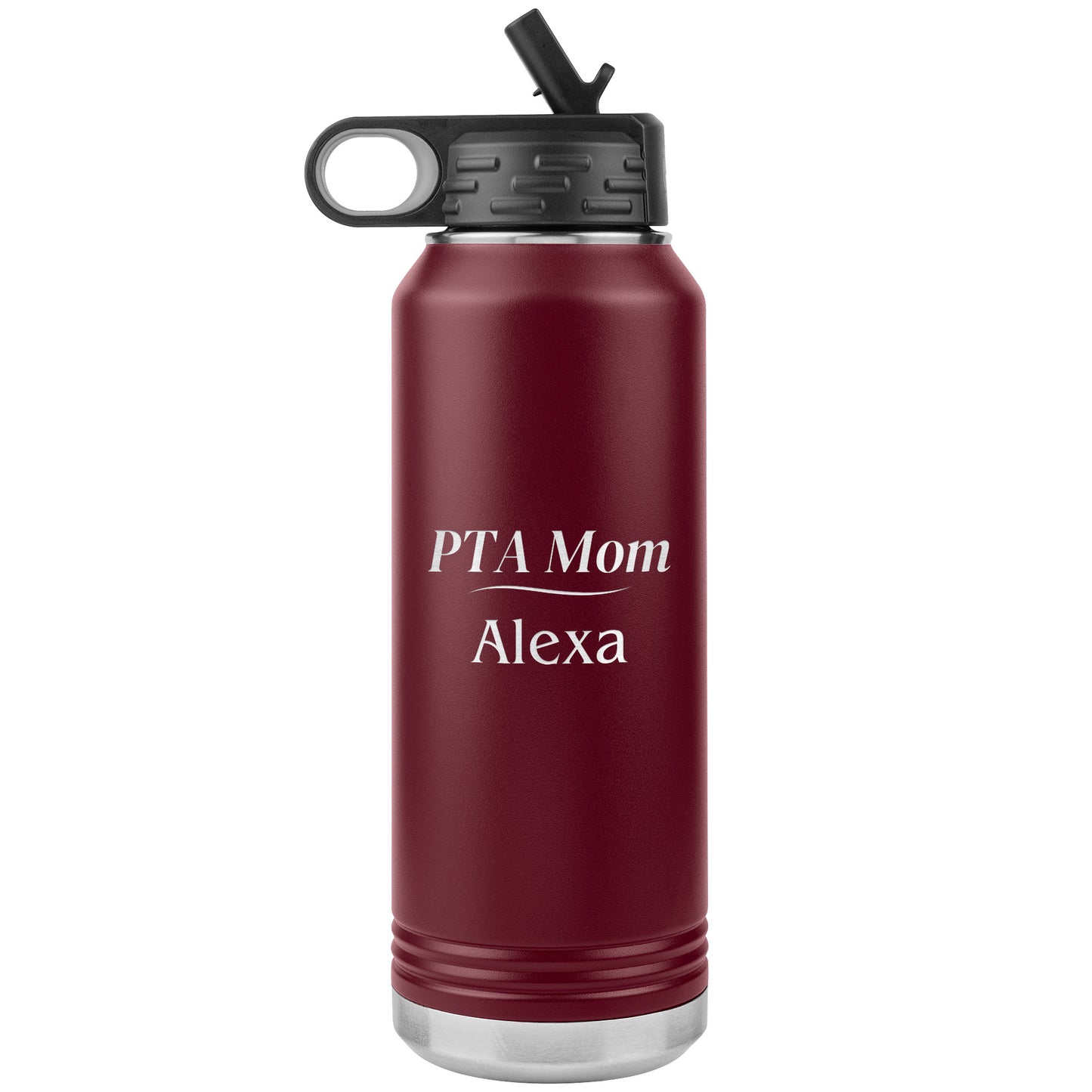 Custom PTA Mom Water Bottle Tumbler