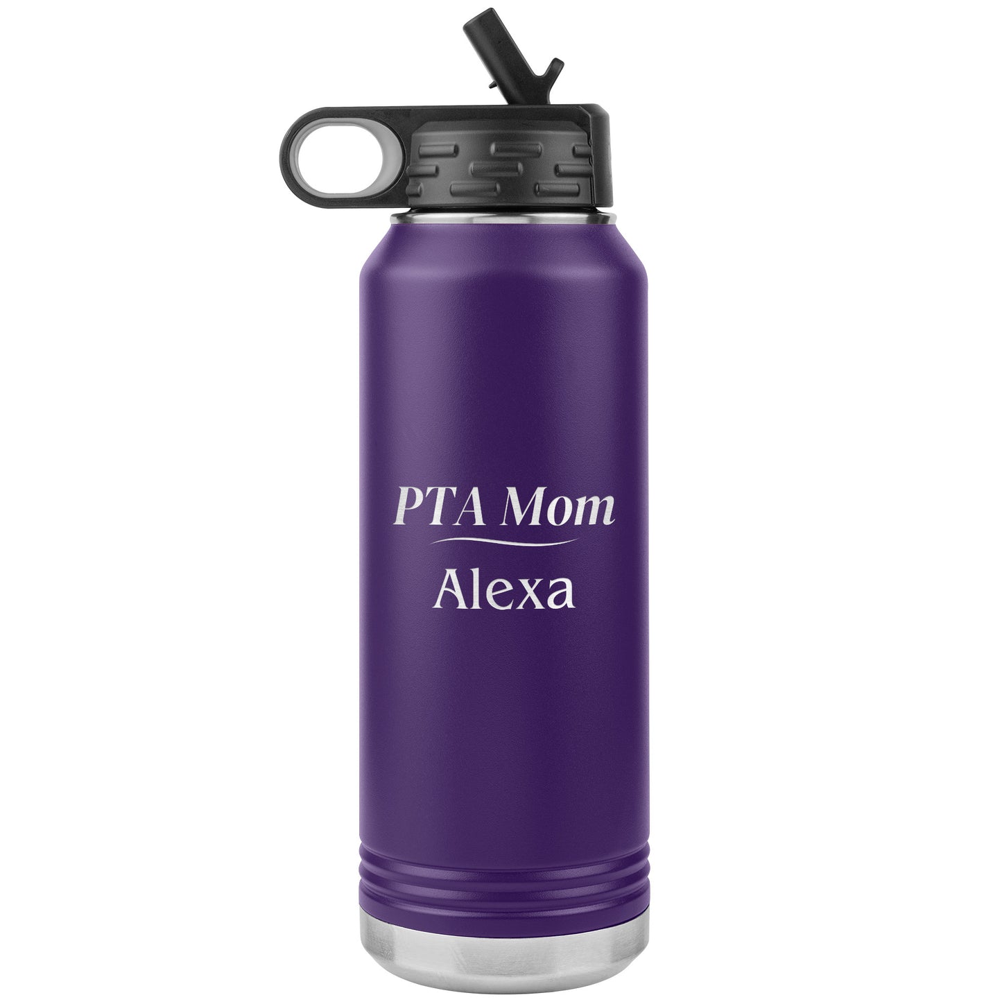 Custom PTA Mom Water Bottle Tumbler