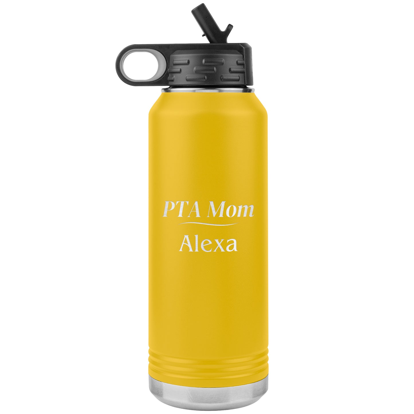 Custom PTA Mom Water Bottle Tumbler