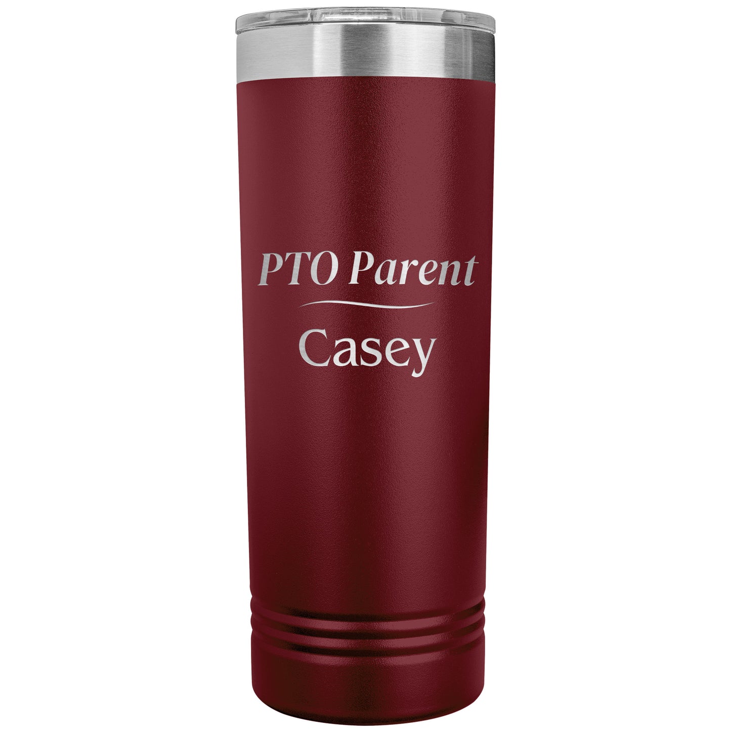 Custom PTO Parent Skinny Travel Tumbler