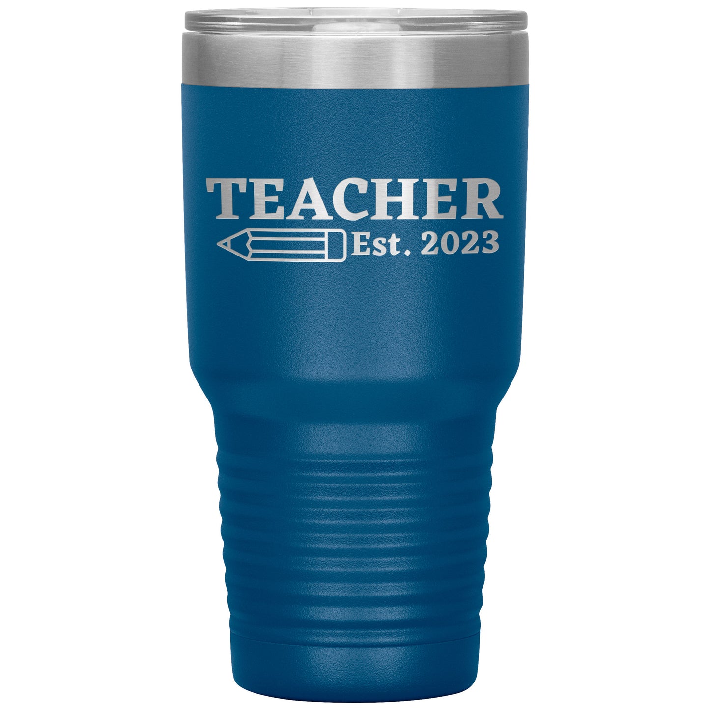 Custom Teacher Est 30oz Travel Tumbler