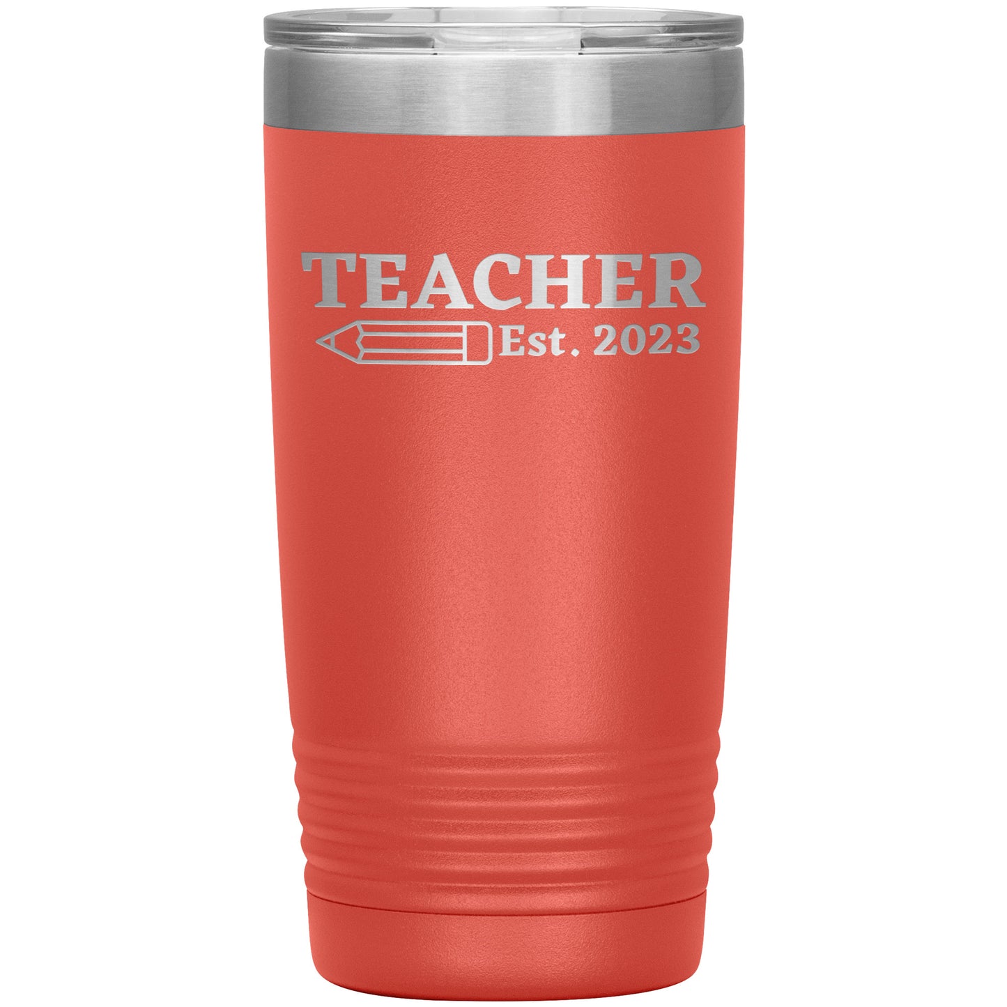 Custom Teacher Est Travel Tumbler