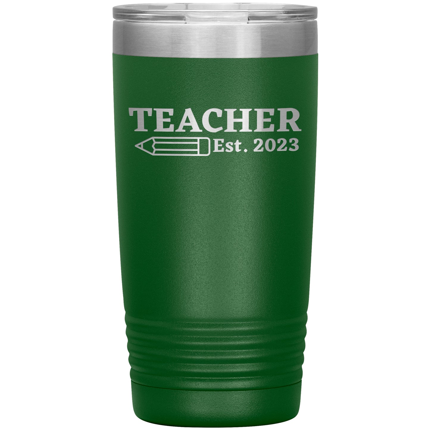 Custom Teacher Est Travel Tumbler