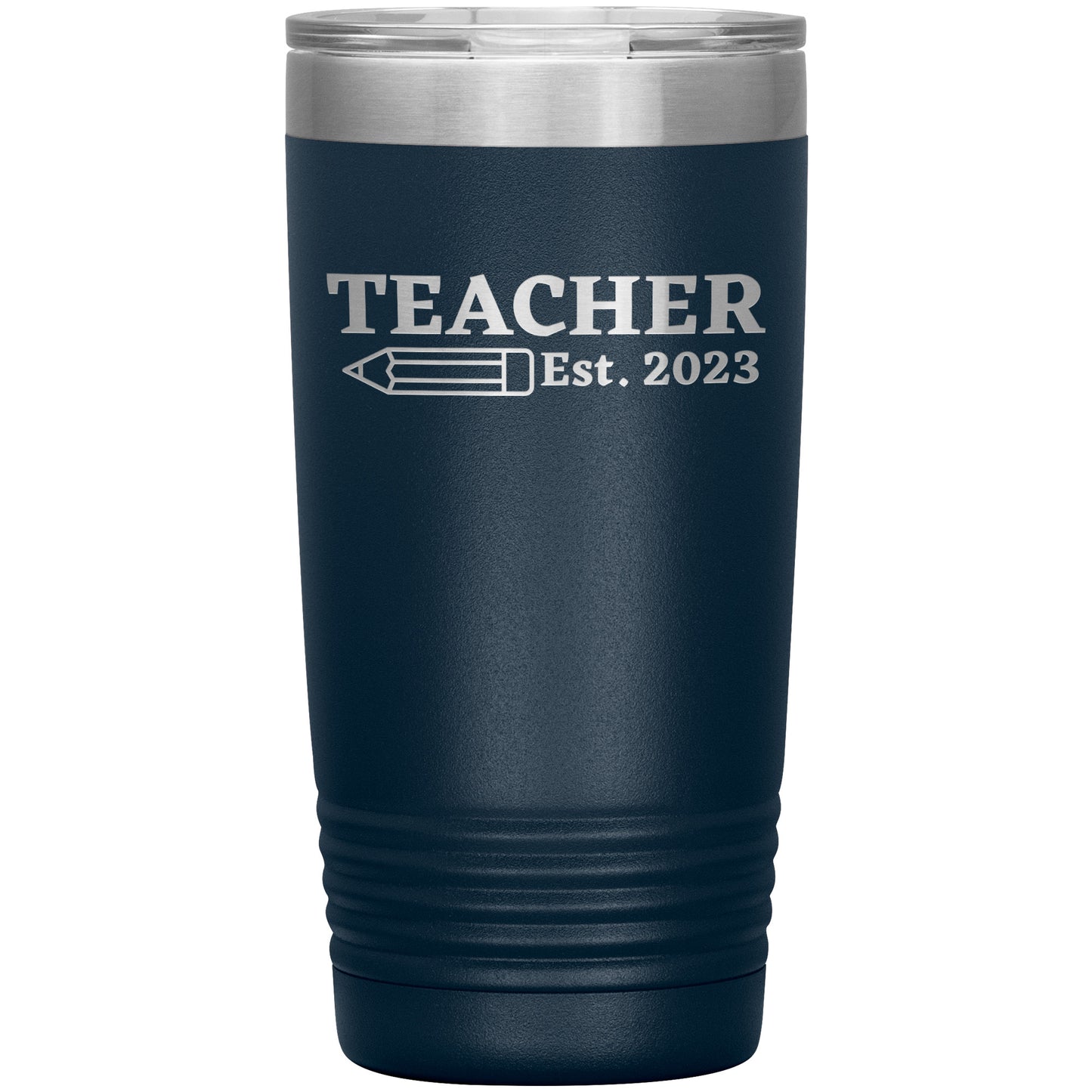Custom Teacher Est Travel Tumbler