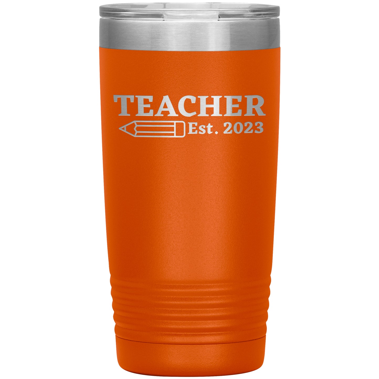 Custom Teacher Est Travel Tumbler