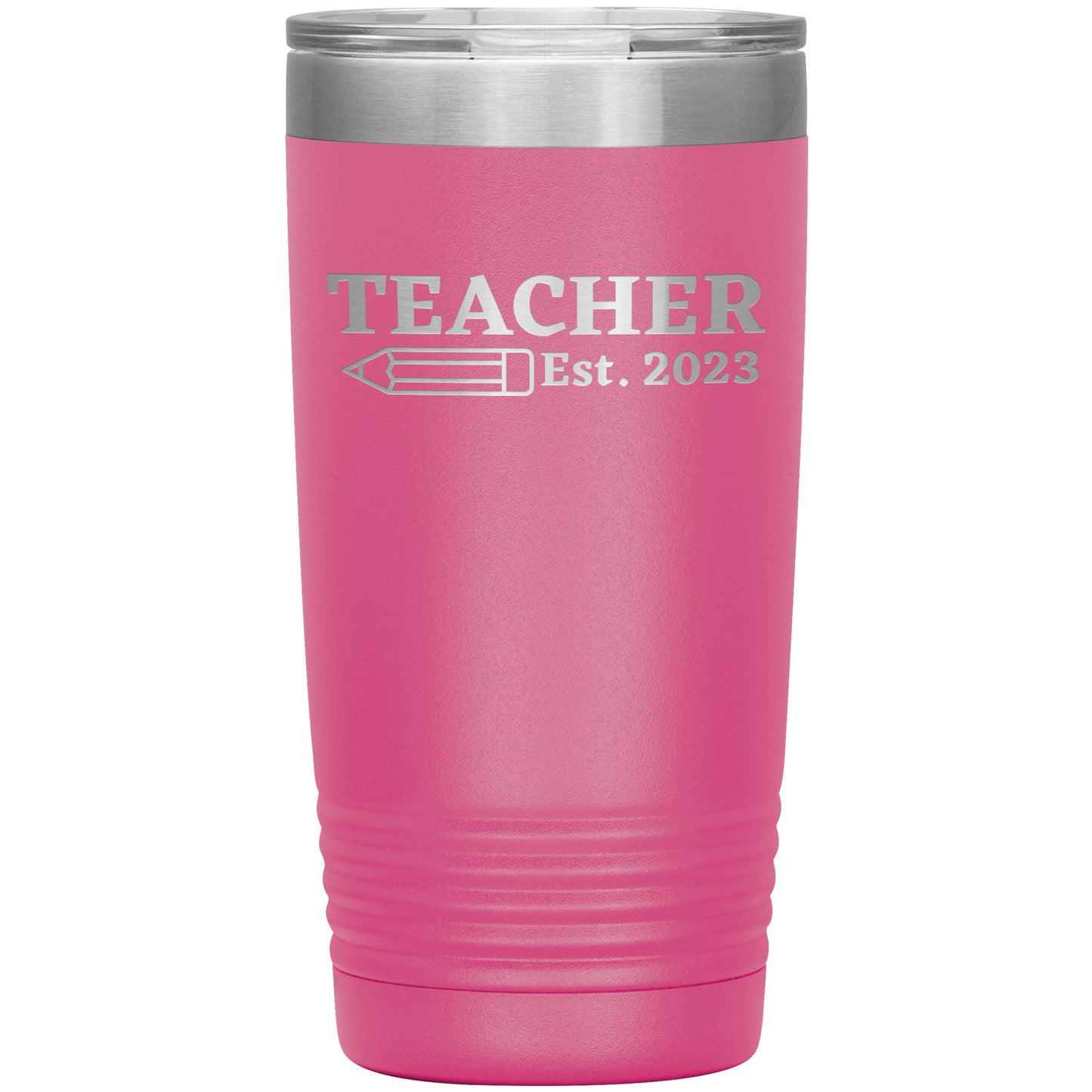Custom Teacher Est Travel Tumbler