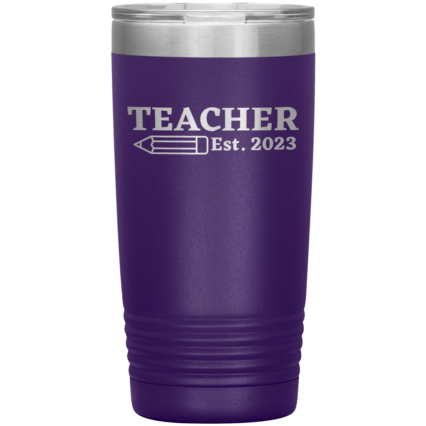 Custom Teacher Est Travel Tumbler