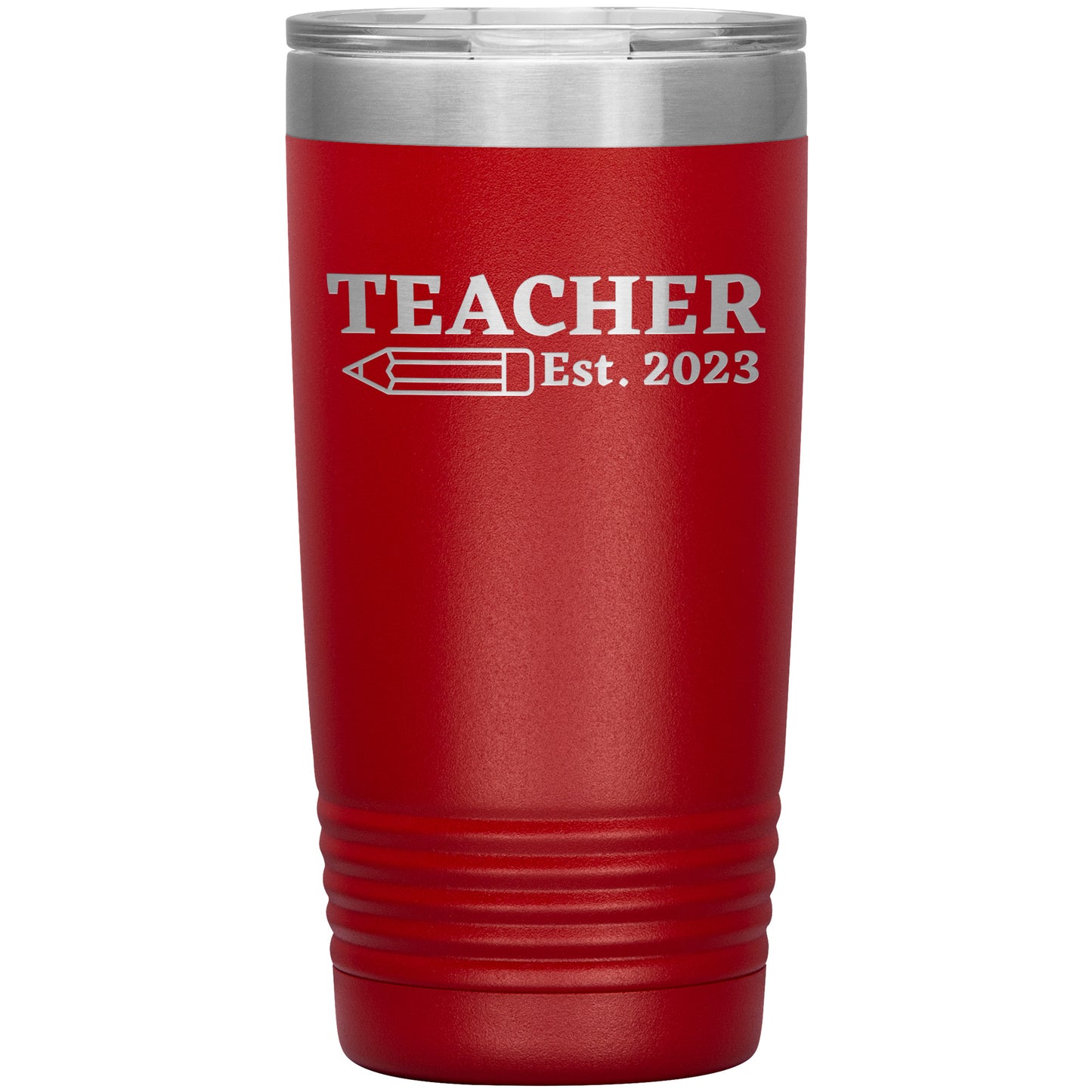 Custom Teacher Est Travel Tumbler