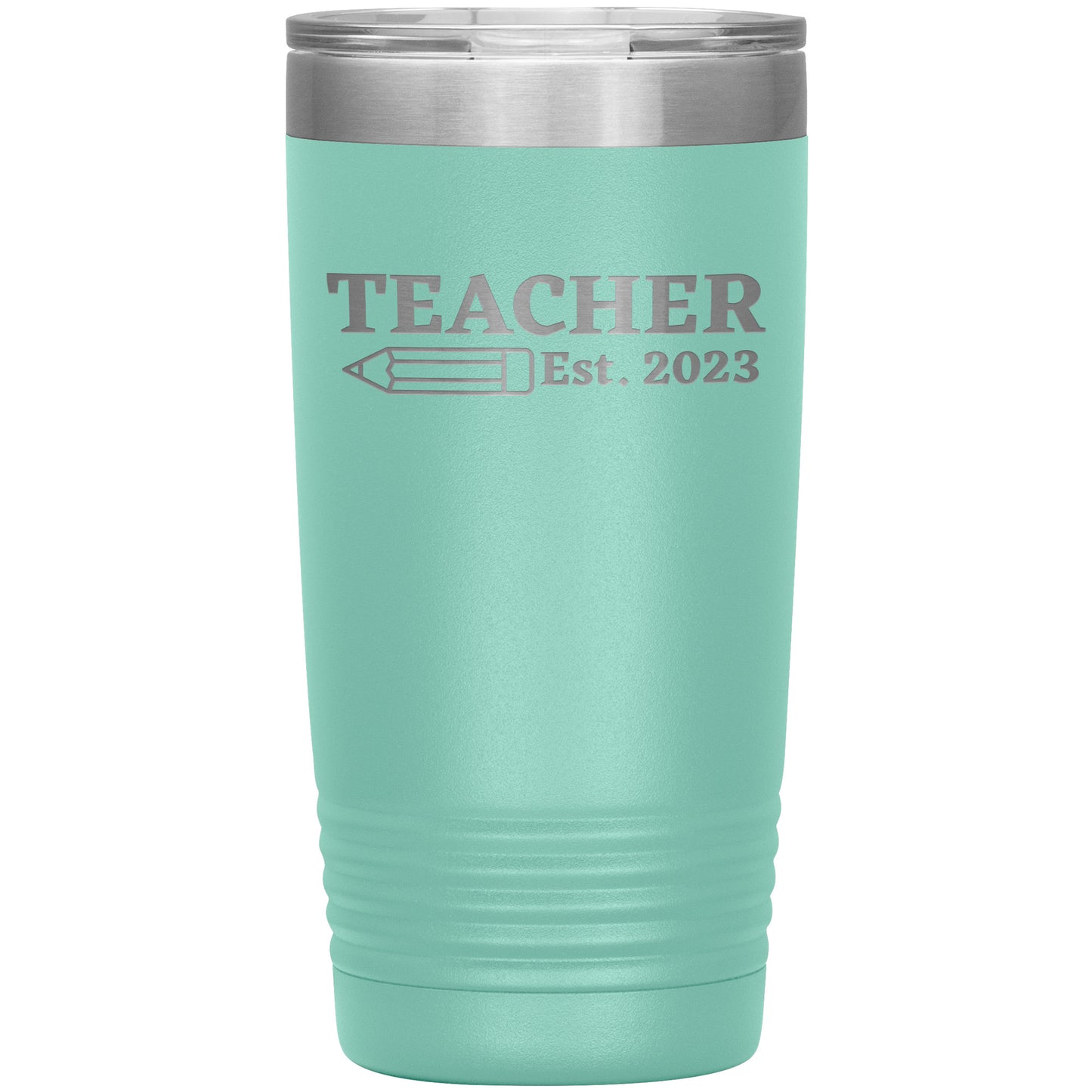 Custom Teacher Est Travel Tumbler